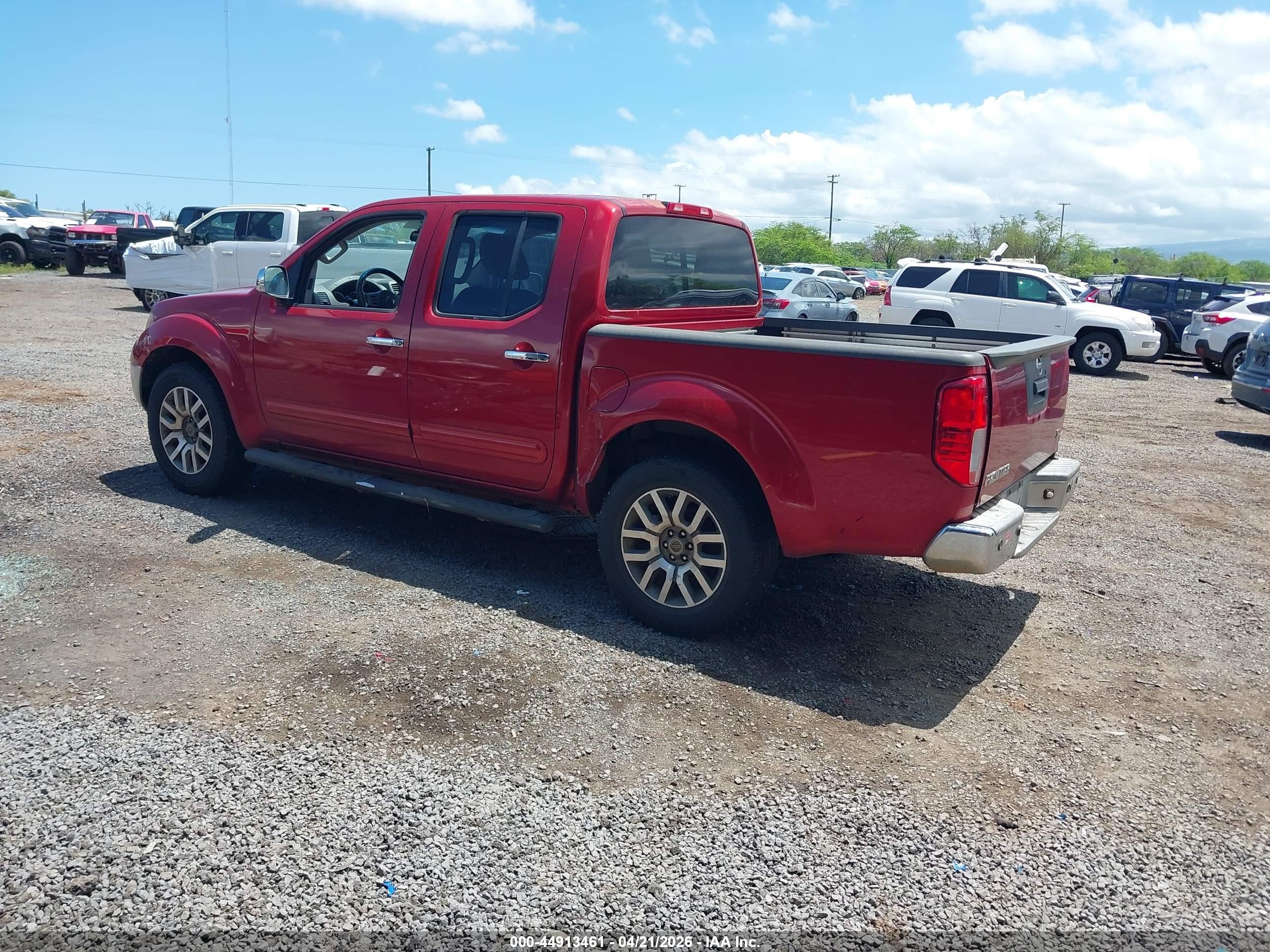 2013 Nissan Frontier Sl Red vin: 1N6AD0ERXDN725174