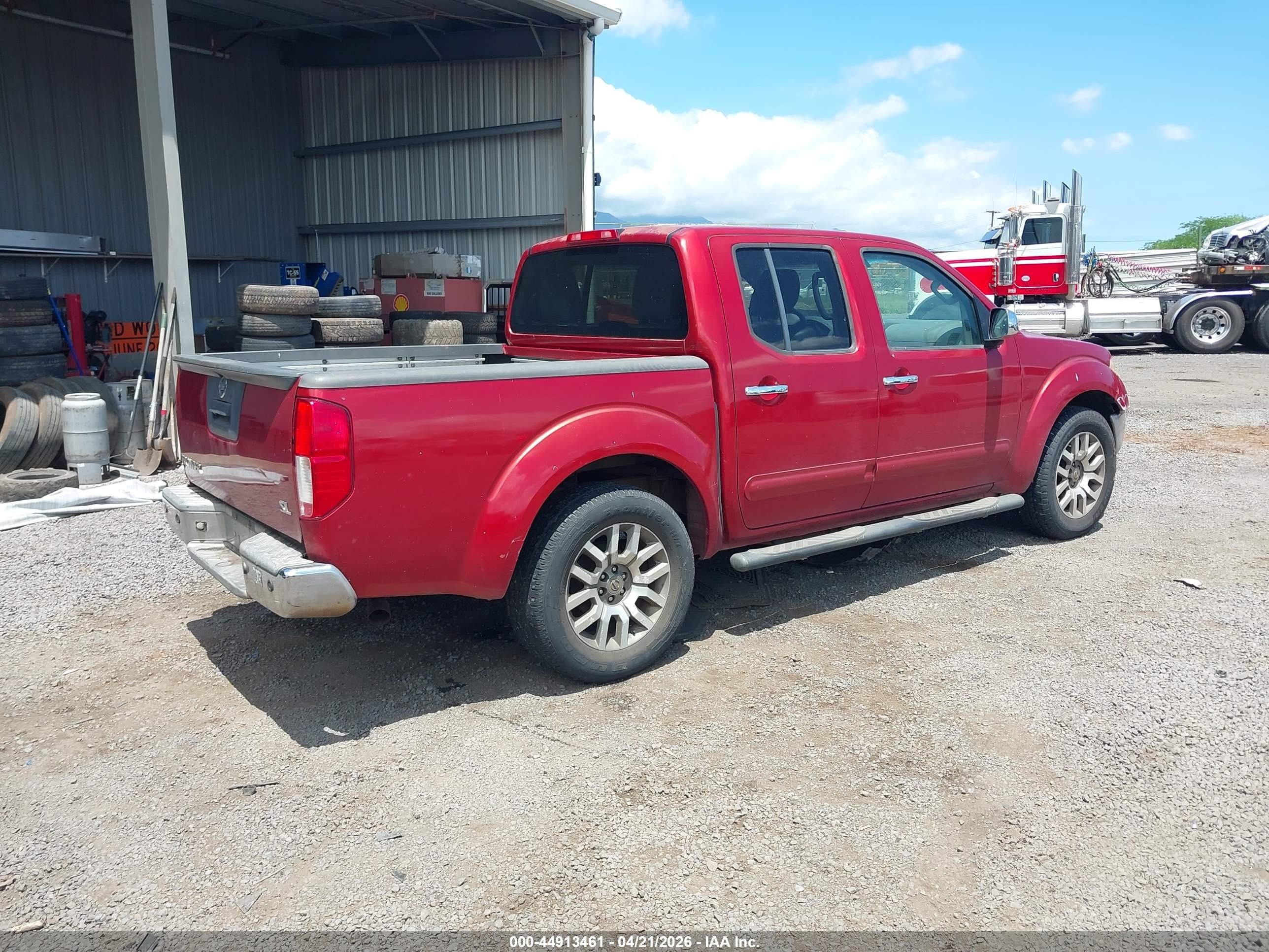 2013 Nissan Frontier Sl Red vin: 1N6AD0ERXDN725174