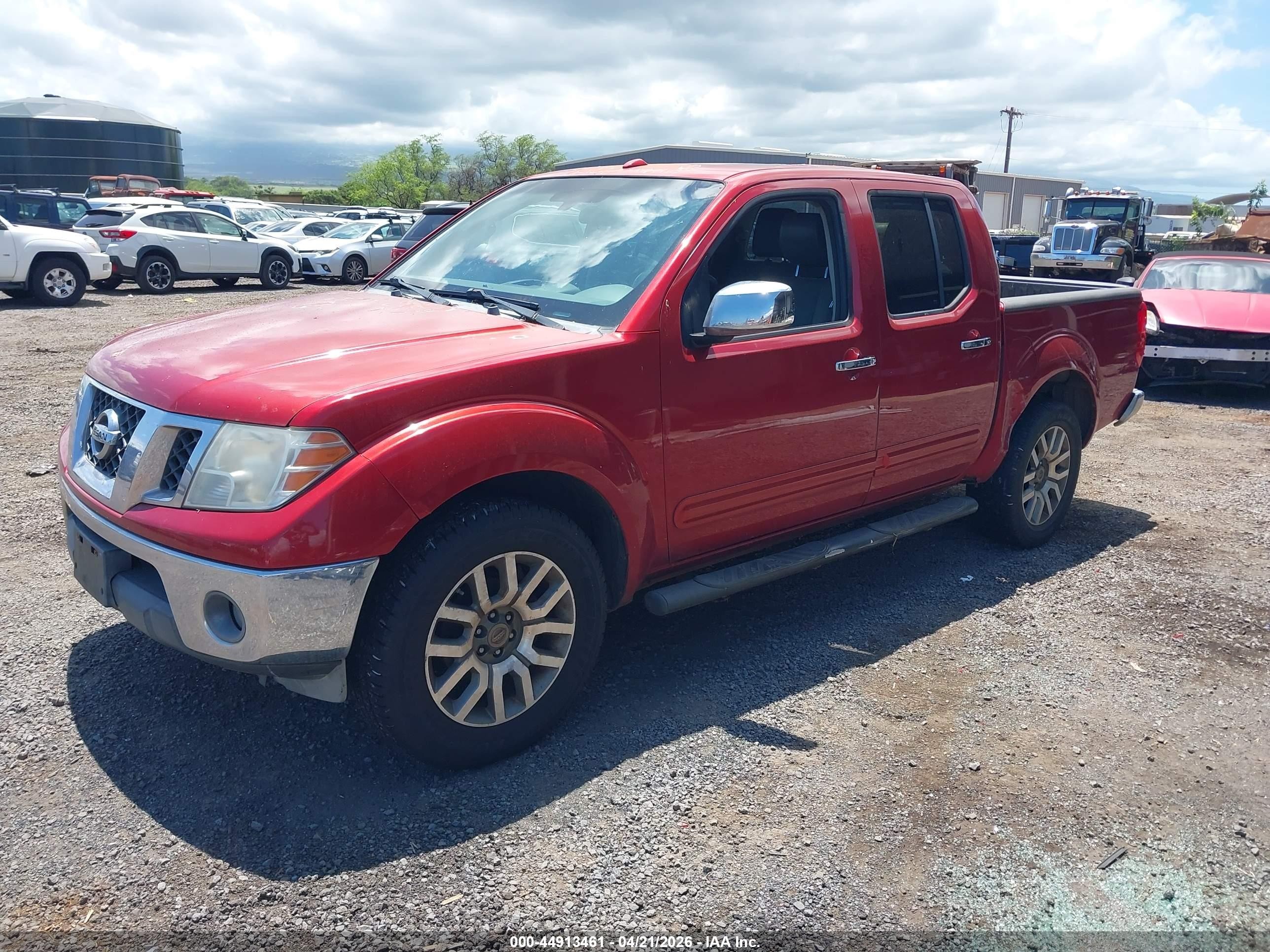2013 Nissan Frontier Sl Red vin: 1N6AD0ERXDN725174