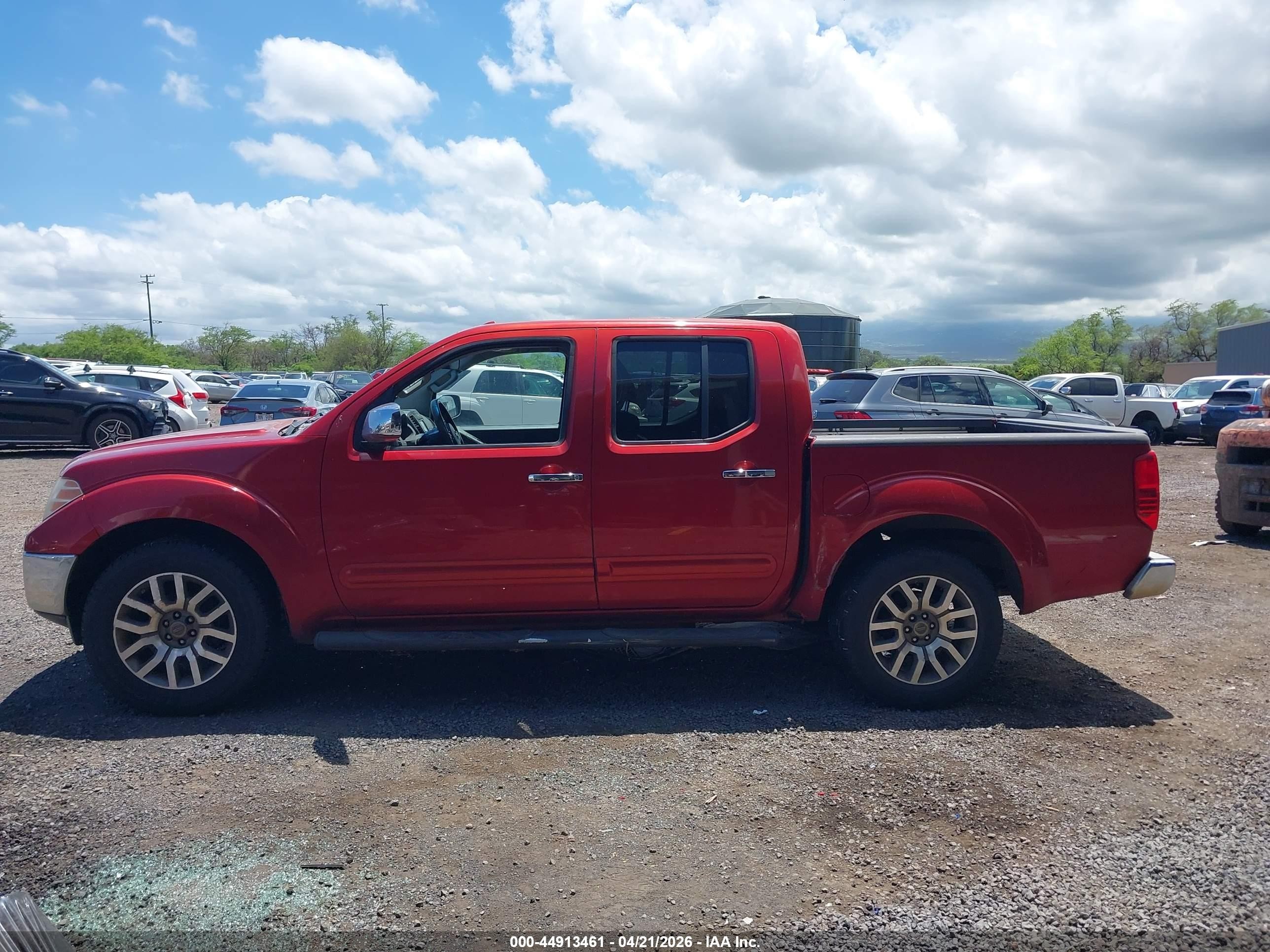 2013 Nissan Frontier Sl Red vin: 1N6AD0ERXDN725174