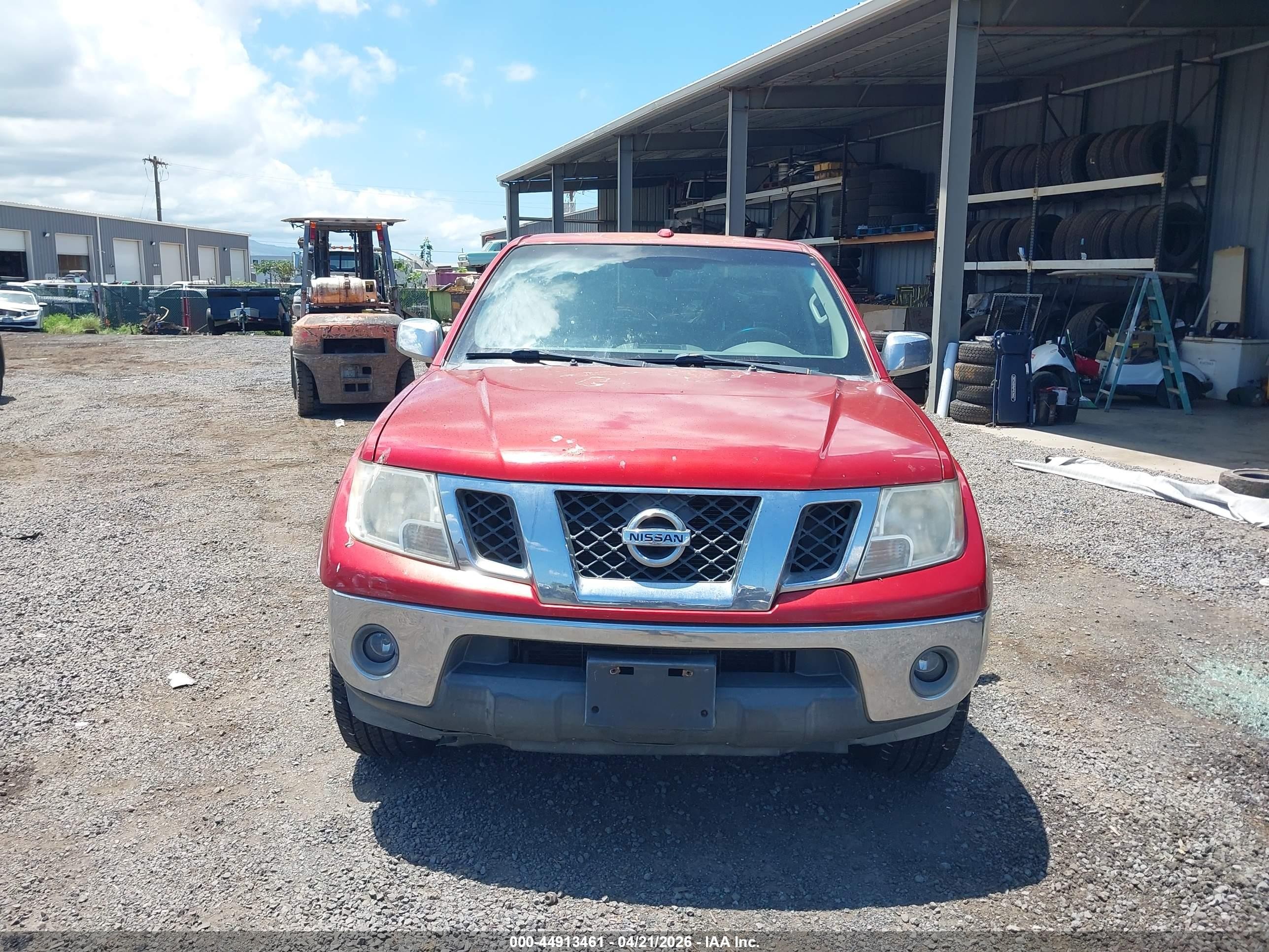 2013 Nissan Frontier Sl Red vin: 1N6AD0ERXDN725174
