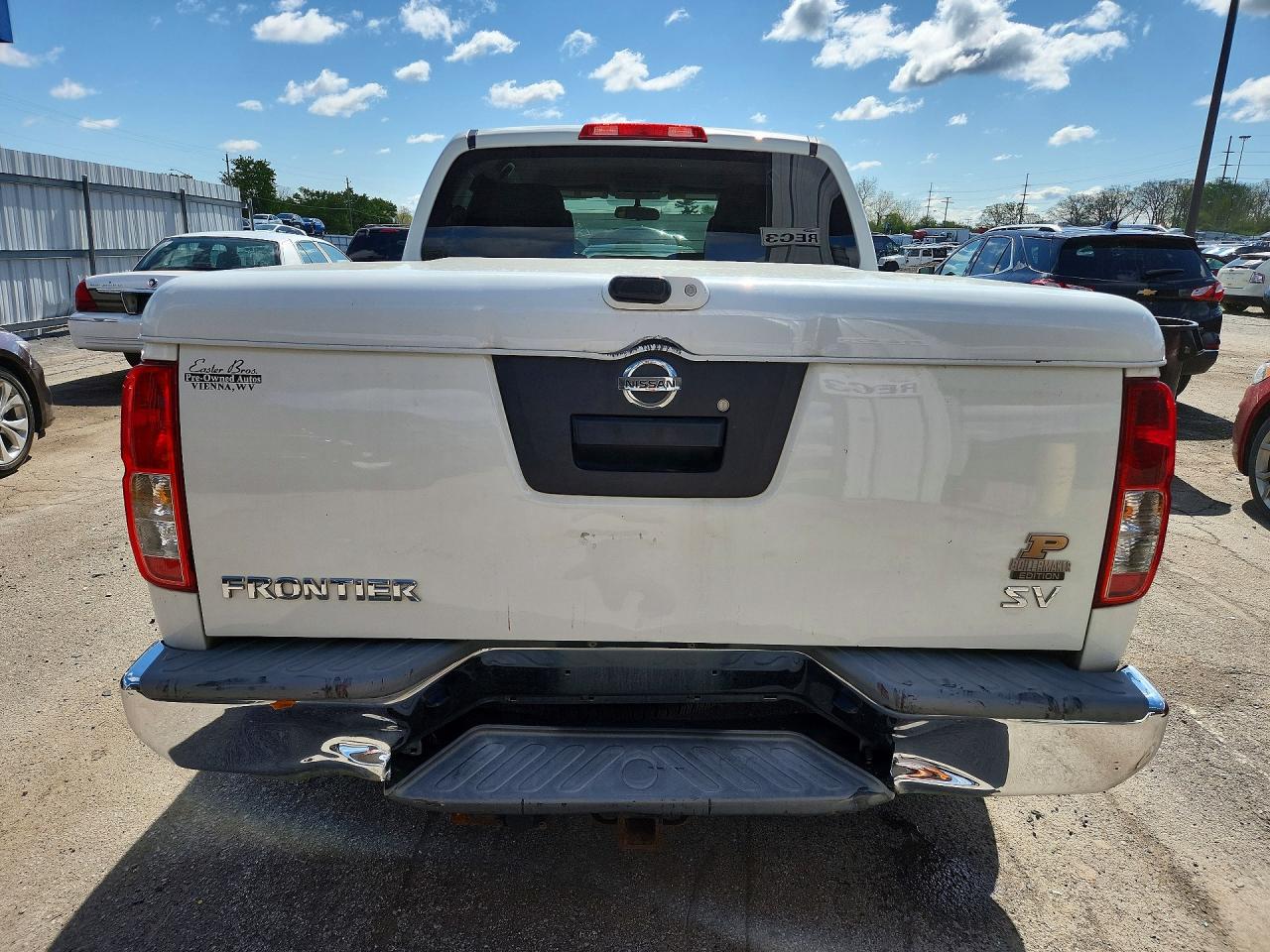 2013 Nissan Frontier S White vin: 1N6AD0ERXDN729161