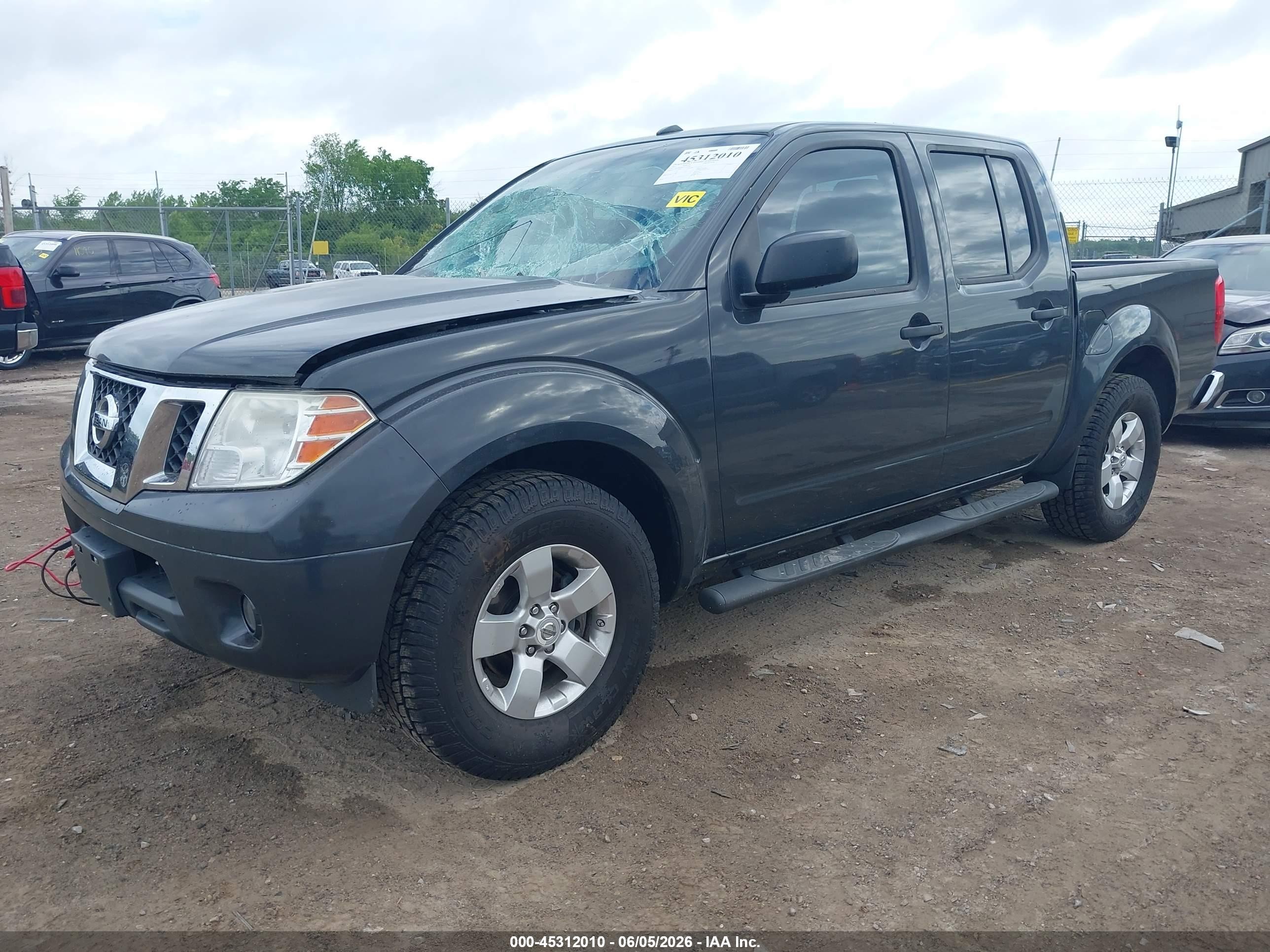 2013 Nissan Frontier Sv Gray vin: 1N6AD0ERXDN733596