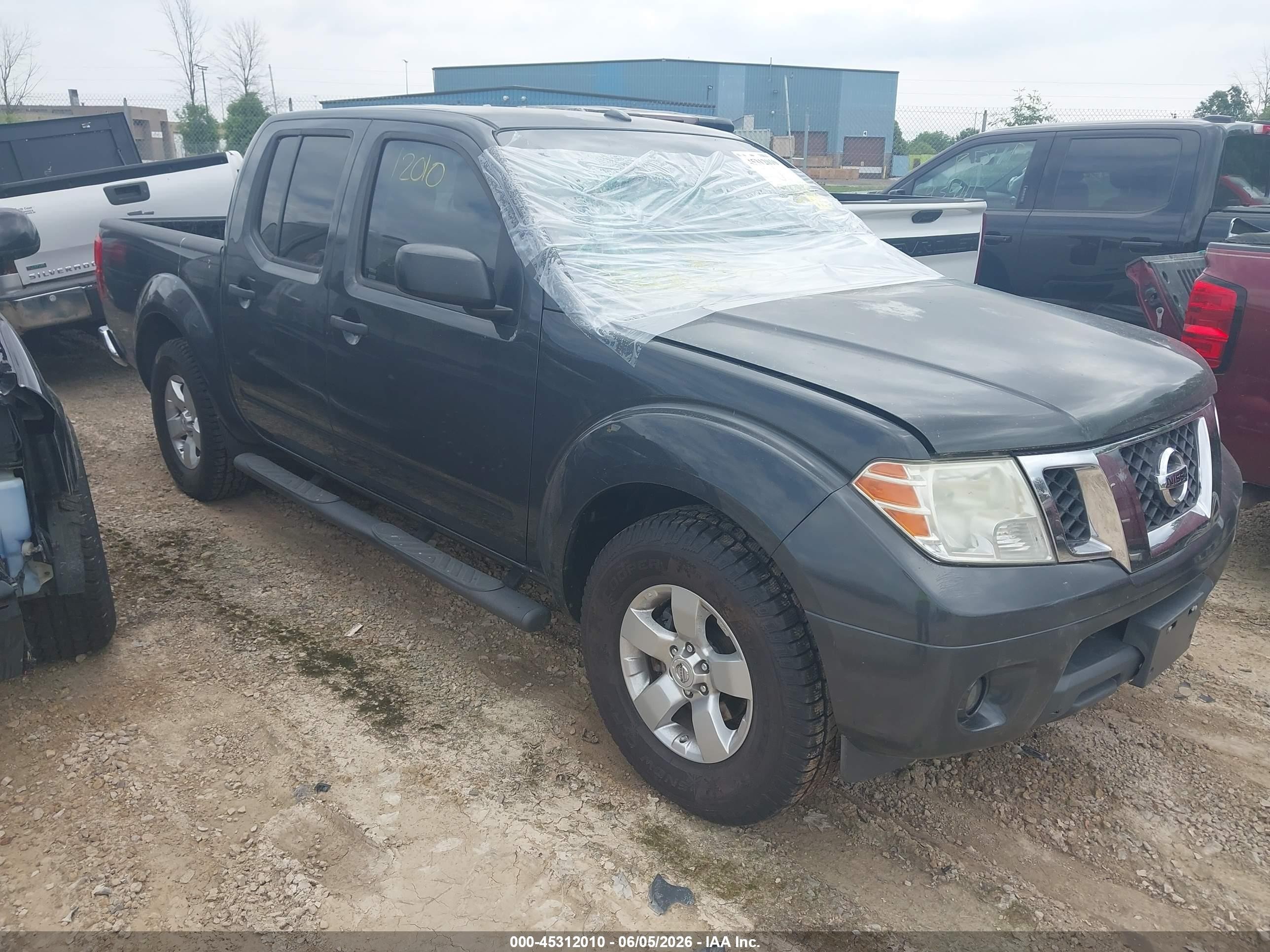 2013 Nissan Frontier Sv Gray vin: 1N6AD0ERXDN733596