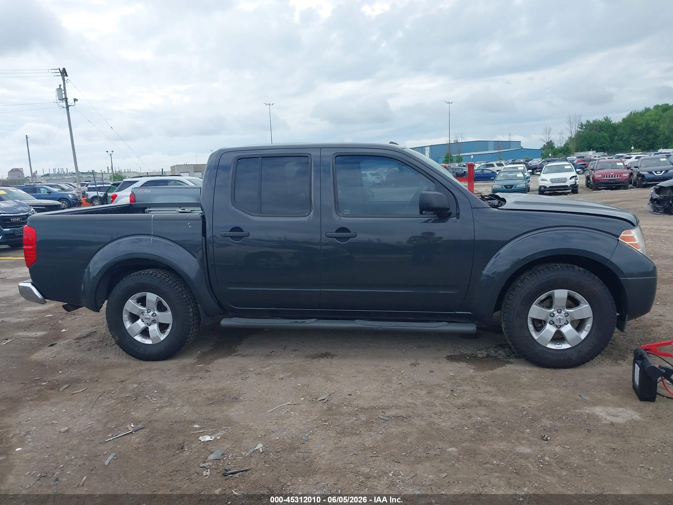 2013 Nissan Frontier Sv Gray vin: 1N6AD0ERXDN733596