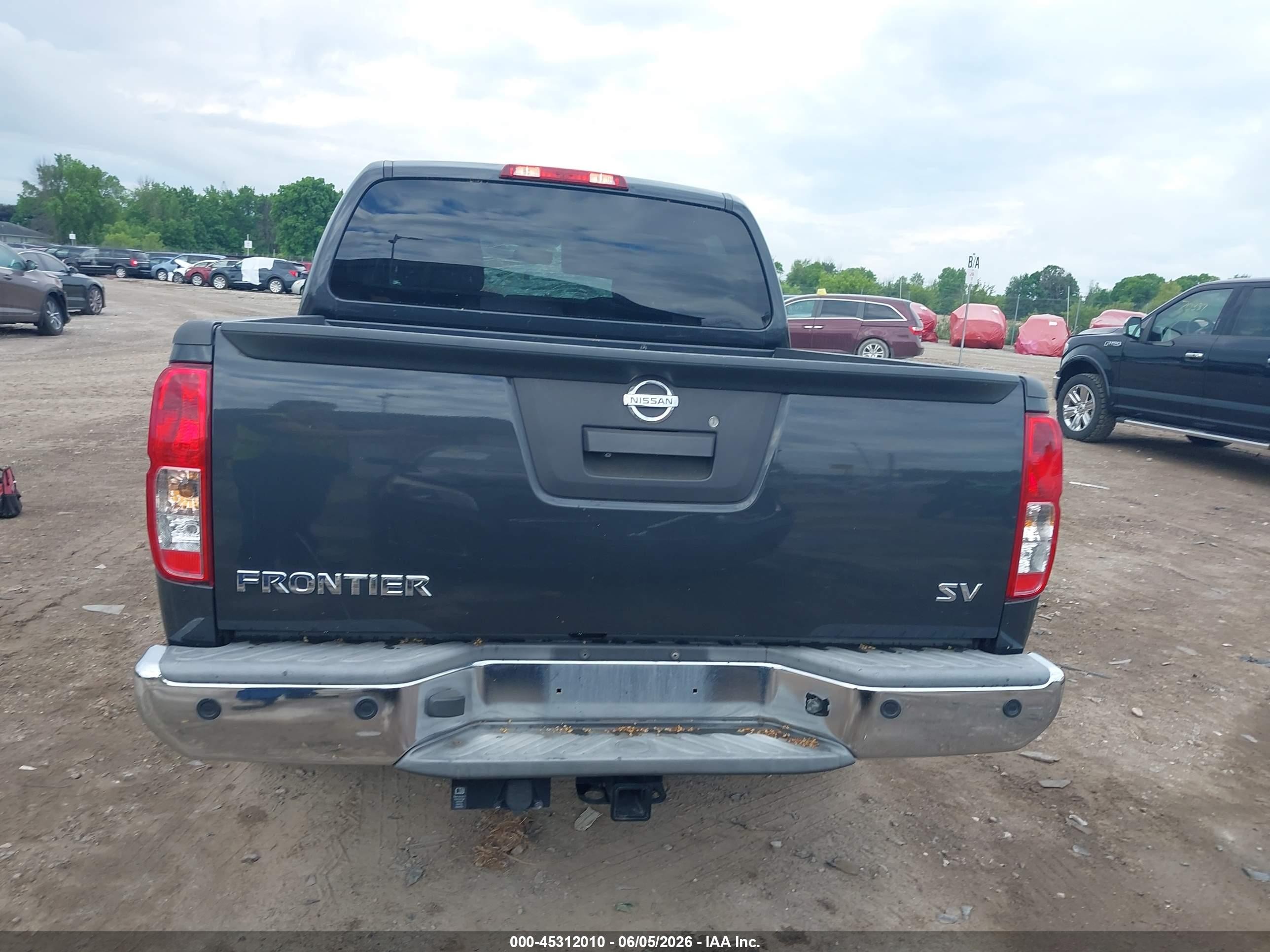 2013 Nissan Frontier Sv Gray vin: 1N6AD0ERXDN733596
