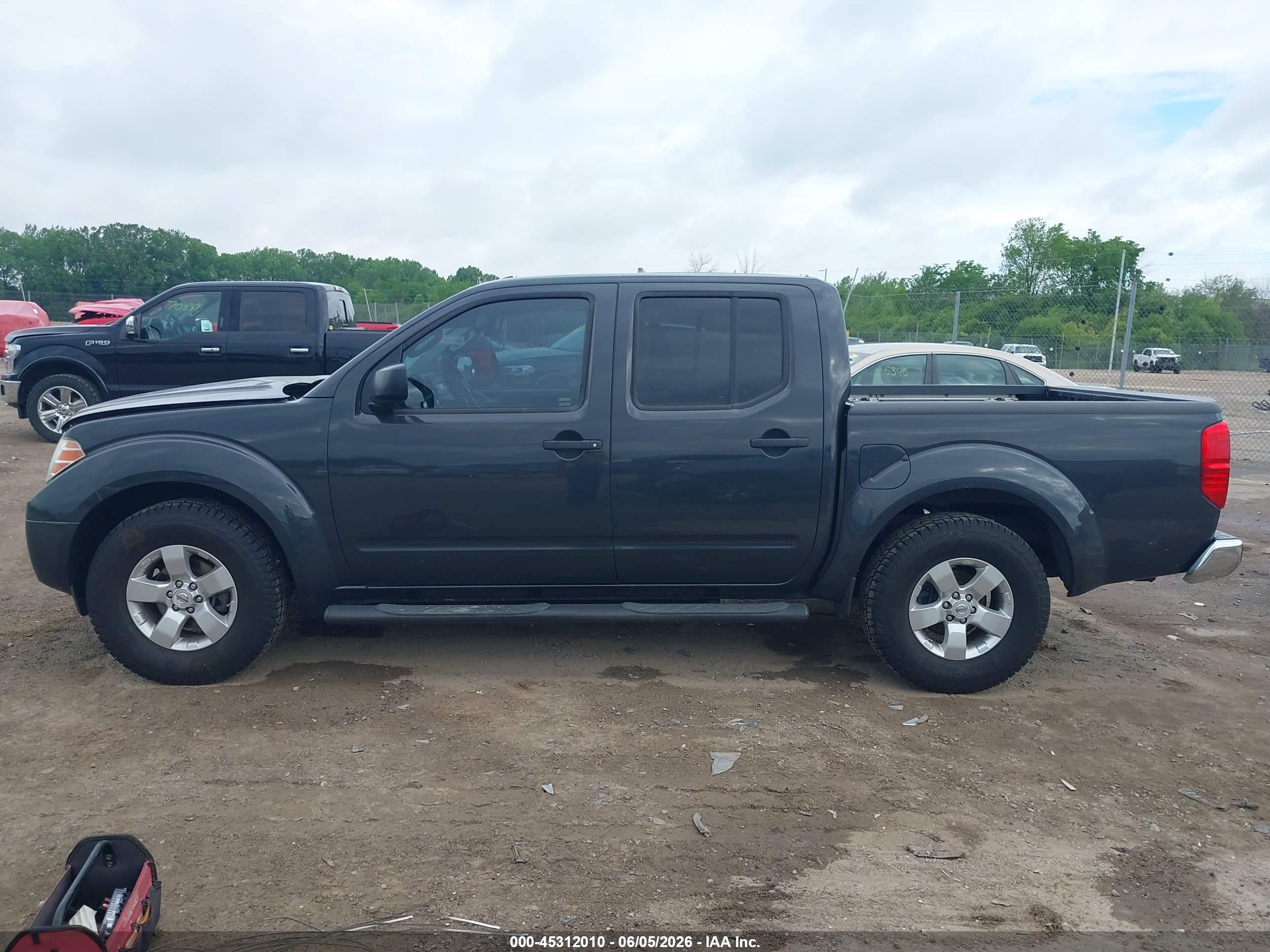 2013 Nissan Frontier Sv Gray vin: 1N6AD0ERXDN733596