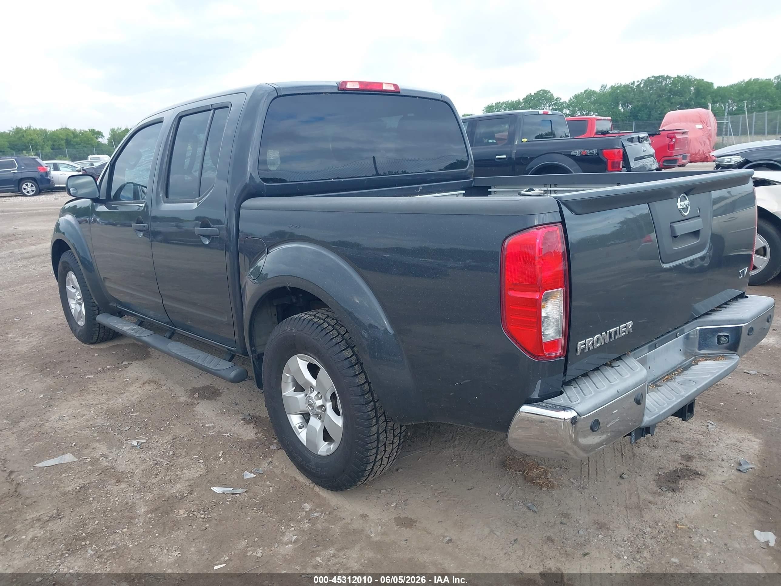2013 Nissan Frontier Sv Gray vin: 1N6AD0ERXDN733596