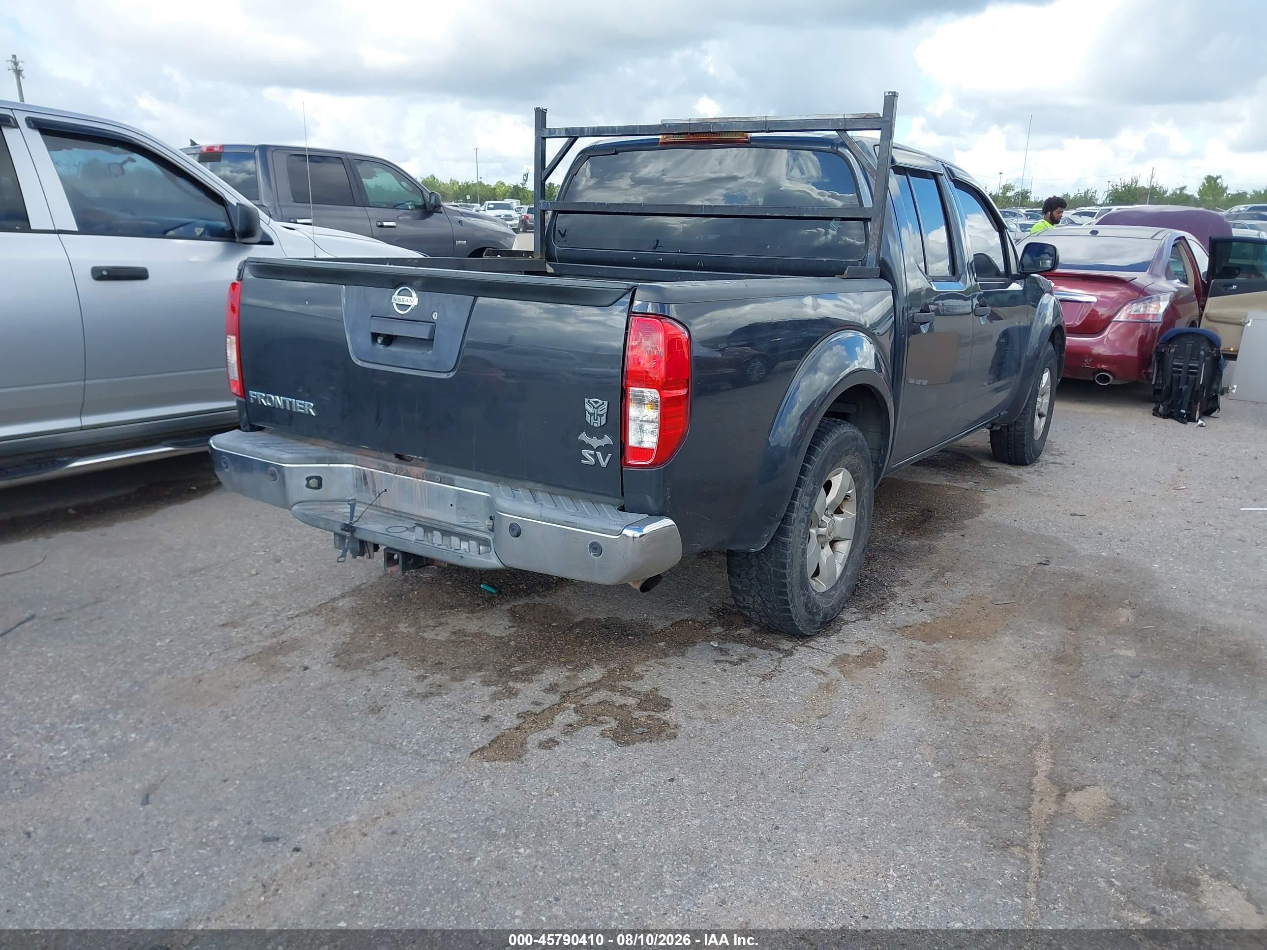 2013 Nissan Frontier Sv Gray vin: 1N6AD0ERXDN747109
