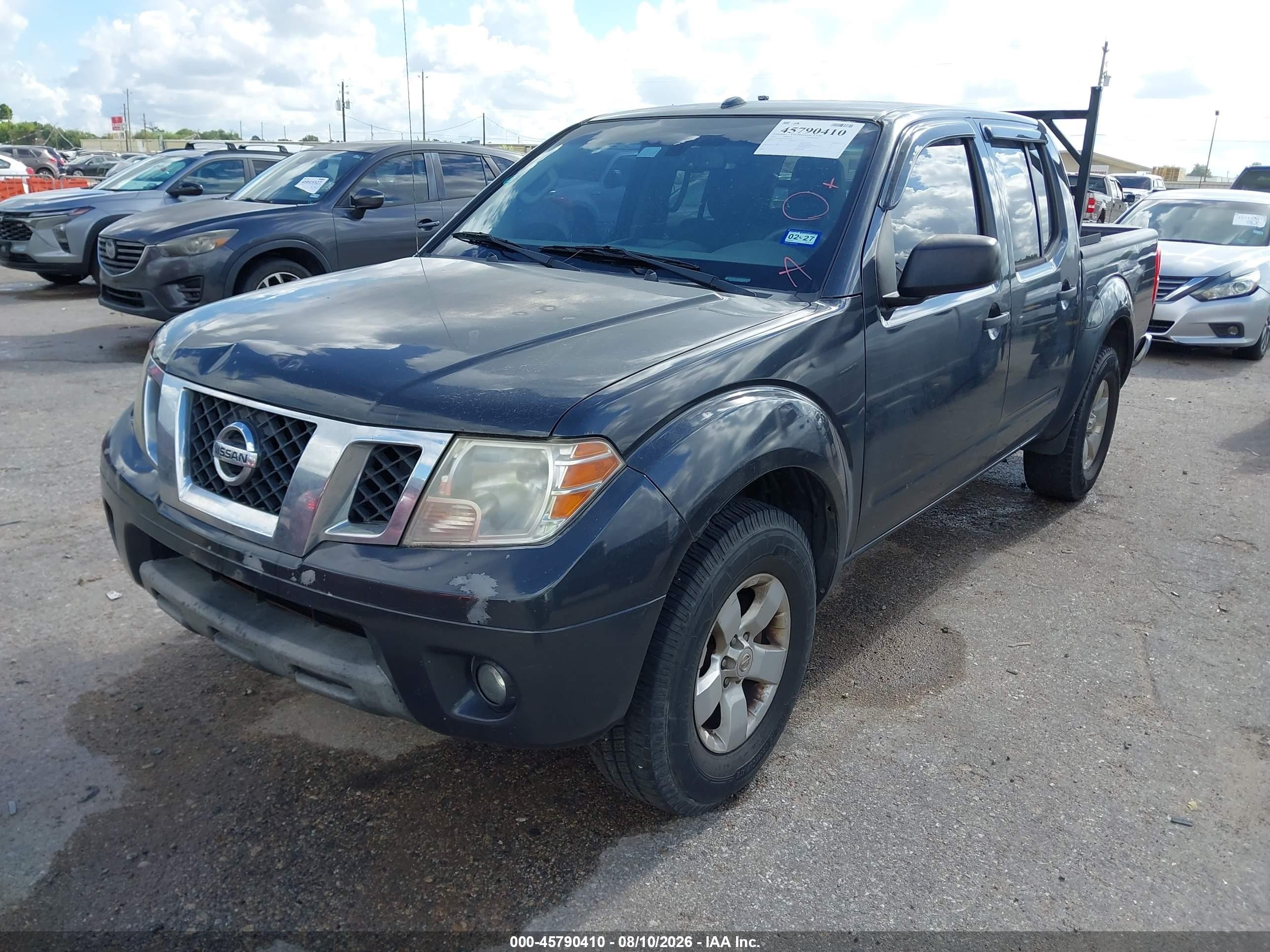 2013 Nissan Frontier Sv Gray vin: 1N6AD0ERXDN747109