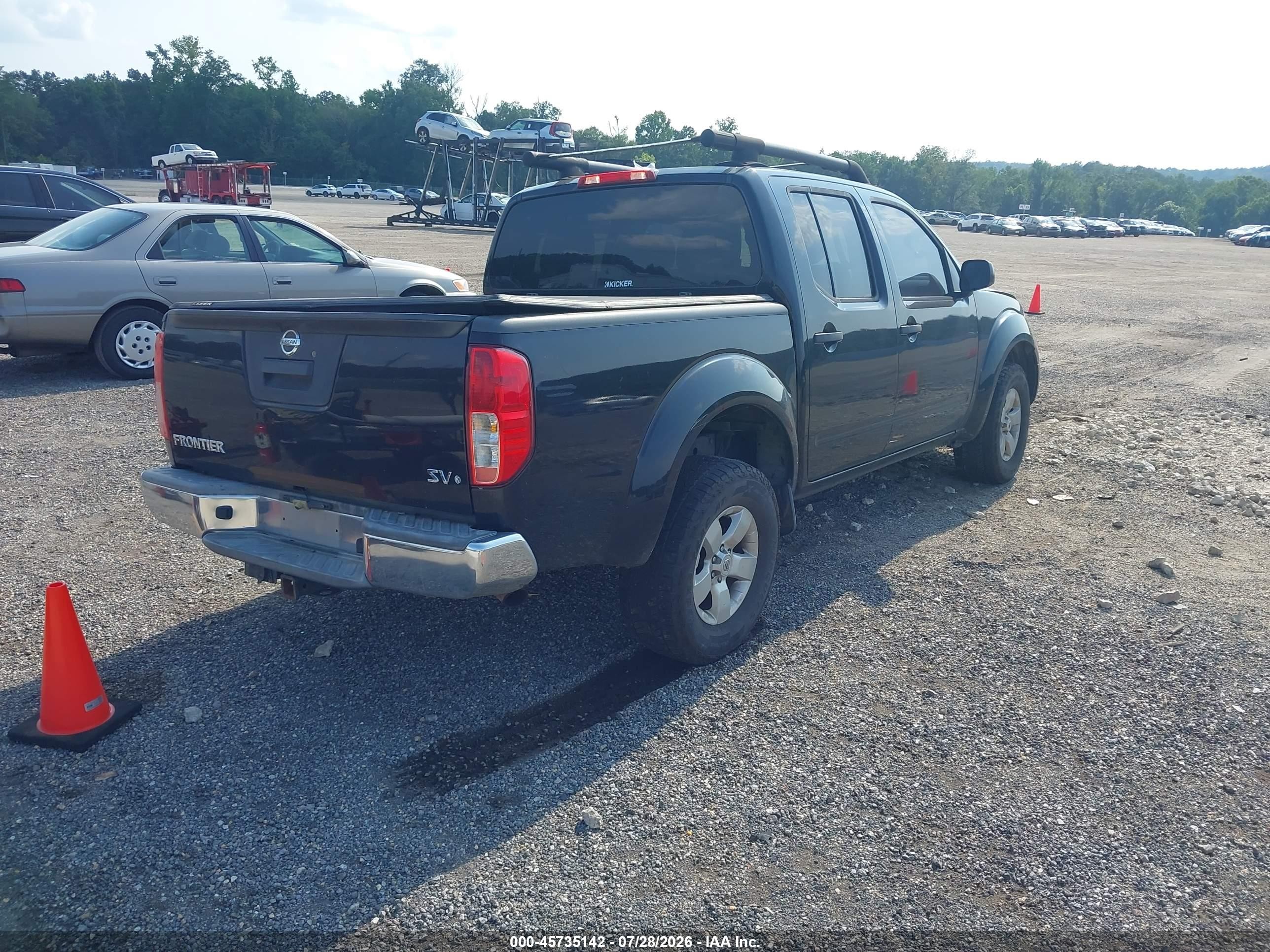 2013 Nissan Frontier Sv Black vin: 1N6AD0ERXDN756649