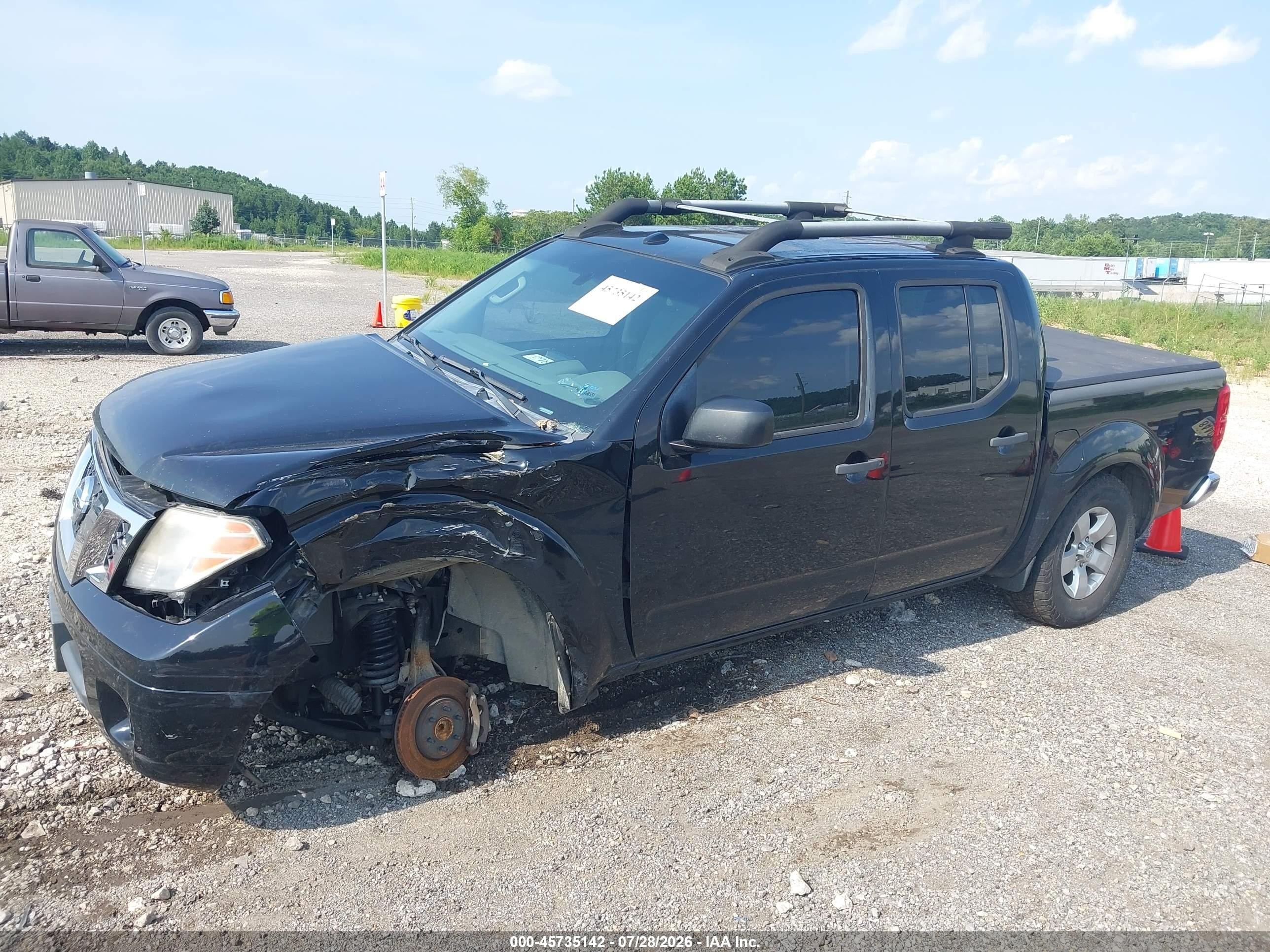 2013 Nissan Frontier Sv Black vin: 1N6AD0ERXDN756649