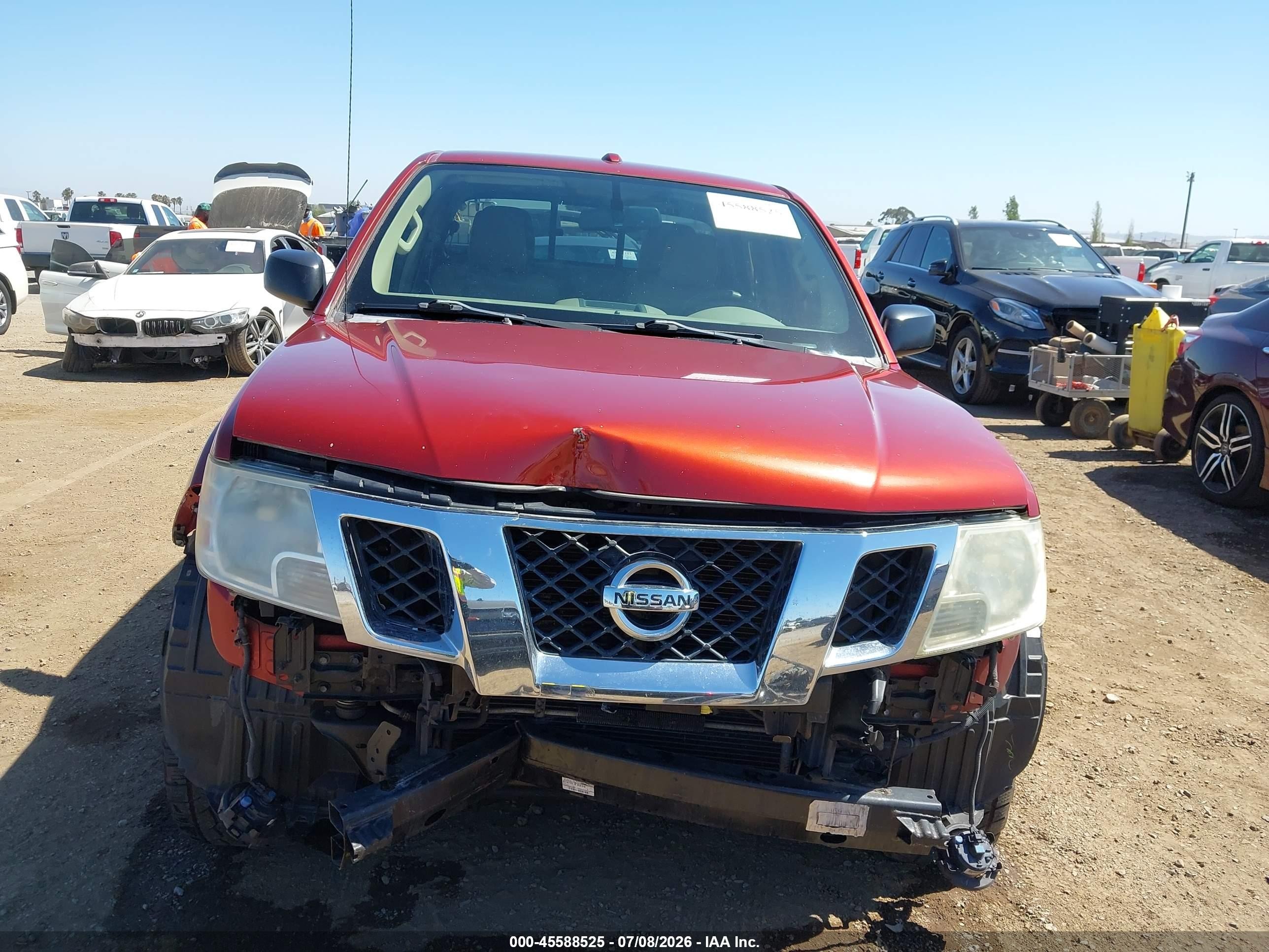 2014 Nissan Frontier Sv Красный vin: 1N6AD0ERXEN772318