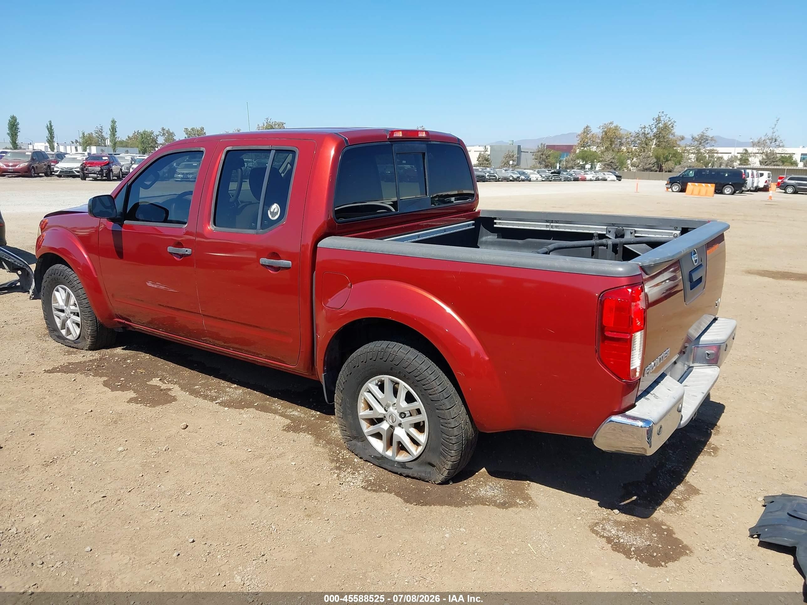2014 Nissan Frontier Sv Красный vin: 1N6AD0ERXEN772318
