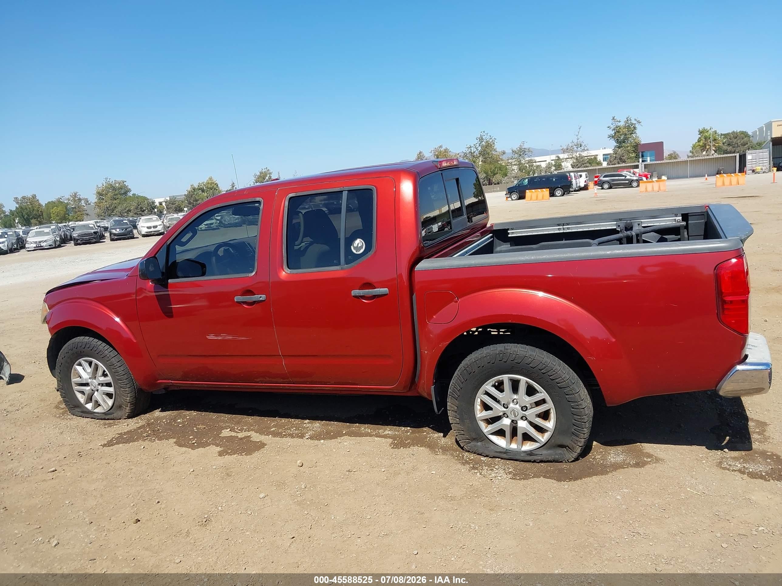 2014 Nissan Frontier Sv Красный vin: 1N6AD0ERXEN772318