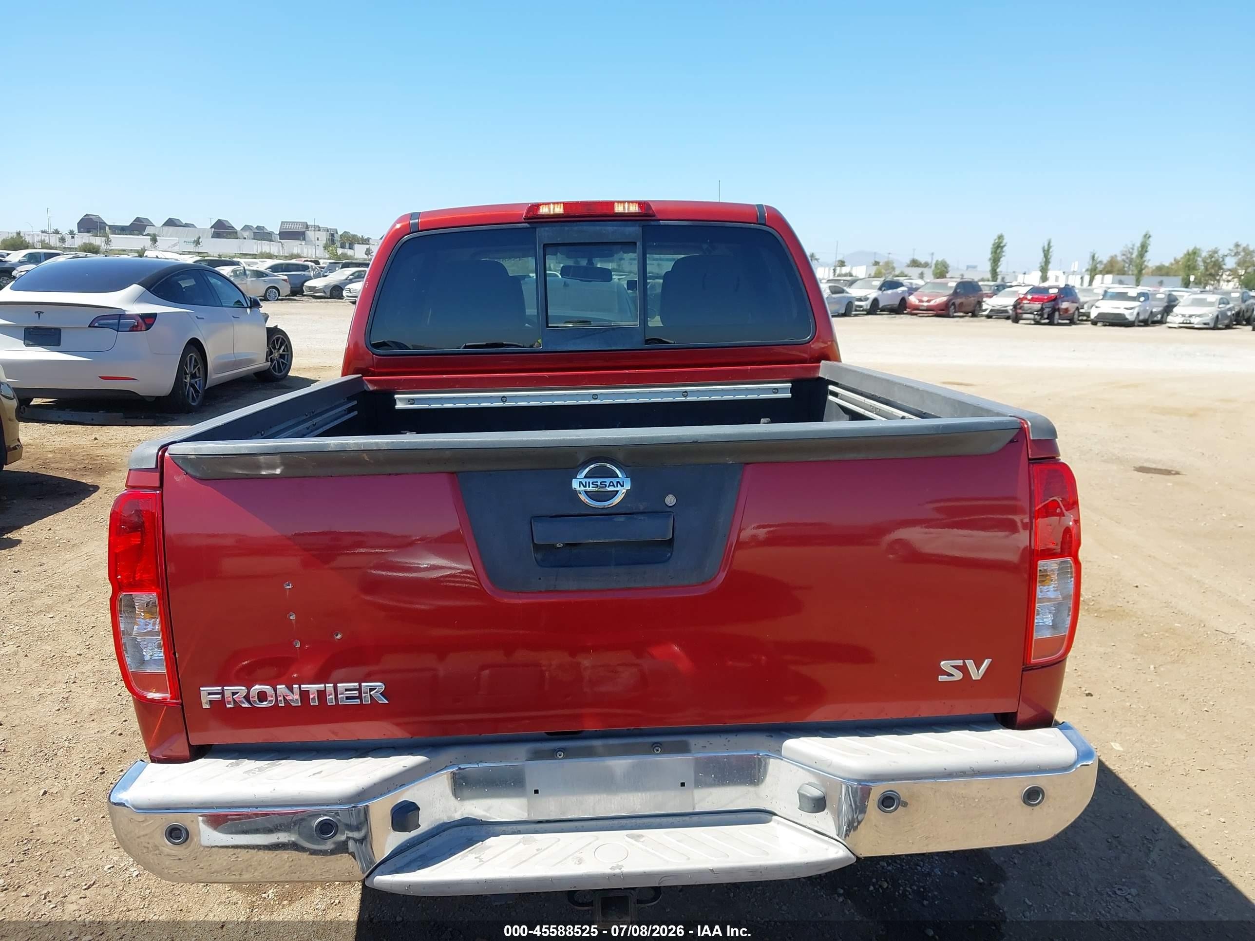 2014 Nissan Frontier Sv Красный vin: 1N6AD0ERXEN772318