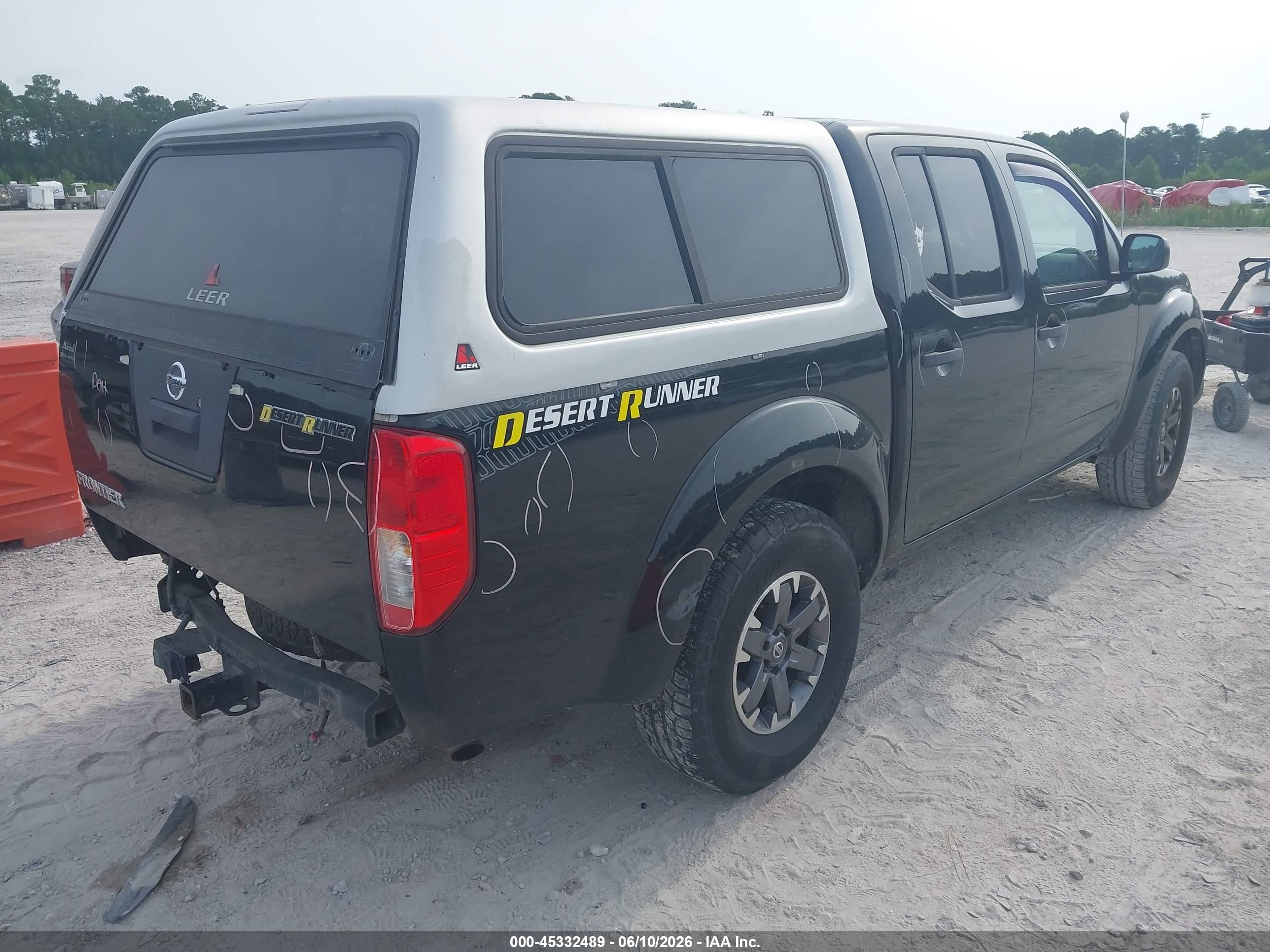 2015 Nissan Frontier Desert Runner Black vin: 1N6AD0ERXFN702772