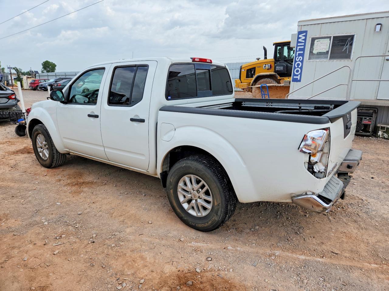 2015 Nissan Frontier S White vin: 1N6AD0ERXFN704098
