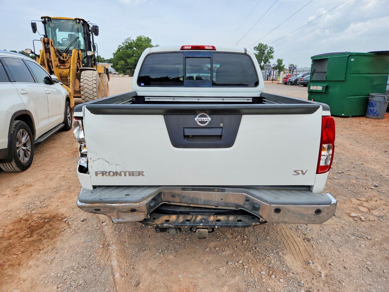 2015 Nissan Frontier S White vin: 1N6AD0ERXFN704098