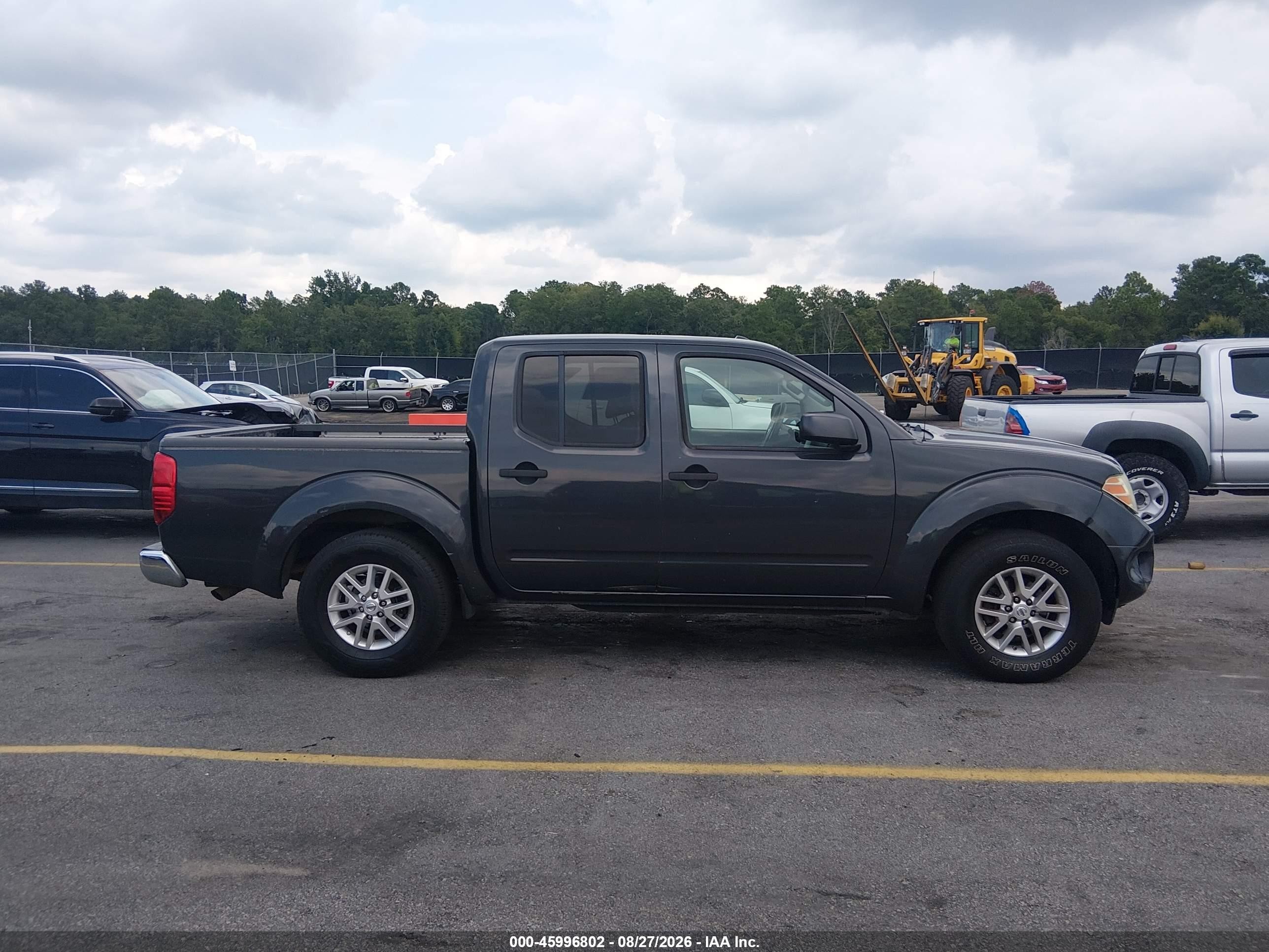 2015 Nissan Frontier Sv Gray vin: 1N6AD0ERXFN736193
