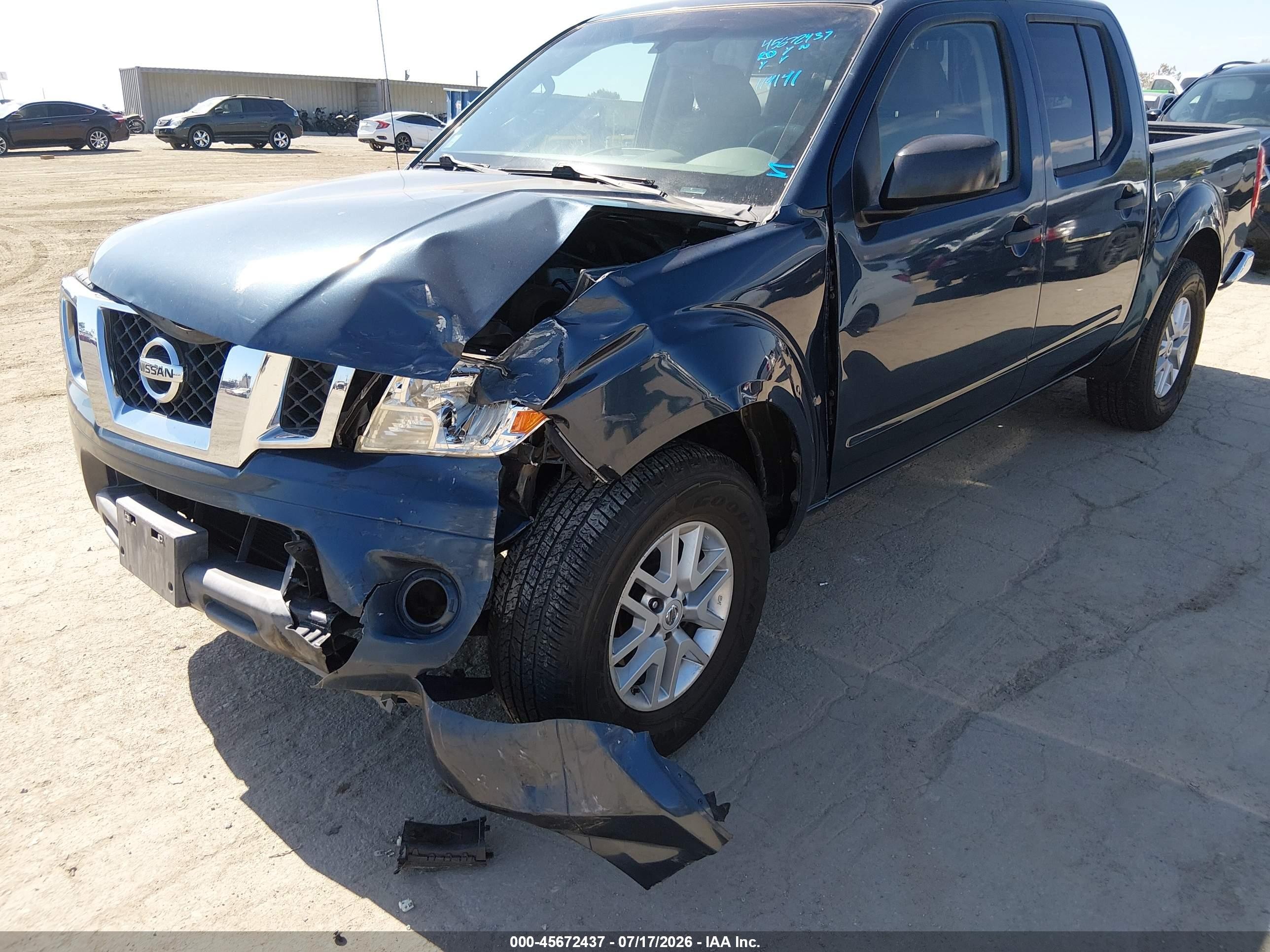 2015 Nissan Frontier Sv Blue vin: 1N6AD0ERXFN754967