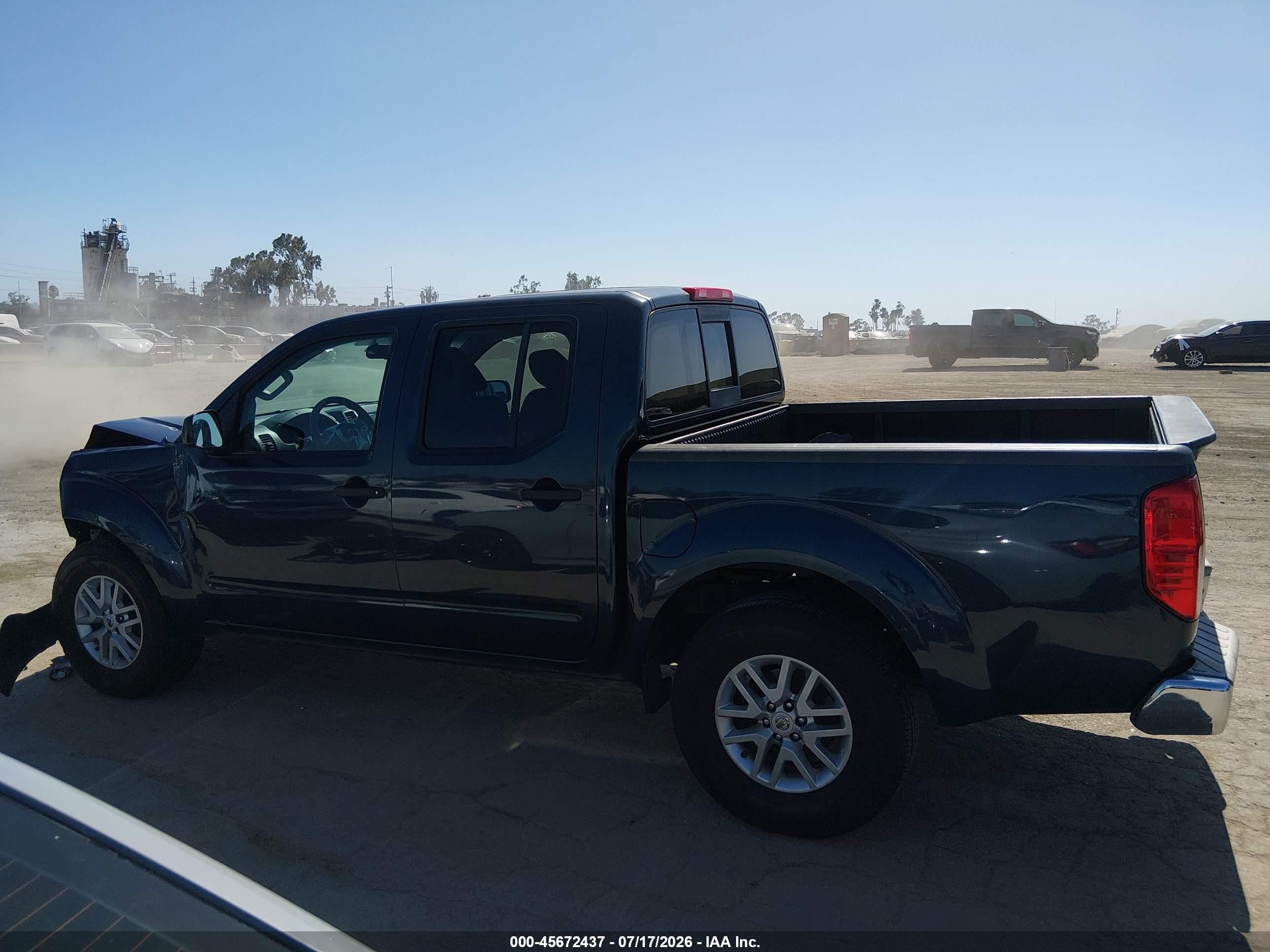 2015 Nissan Frontier Sv Blue vin: 1N6AD0ERXFN754967