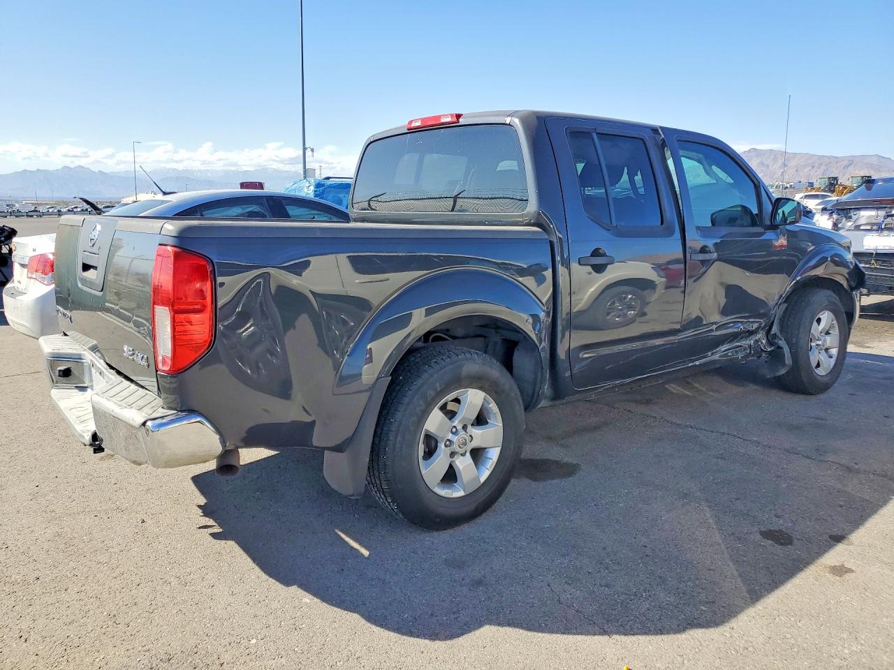 2010 Nissan Frontier Crew Cab Se Gray vin: 1N6AD0EV0AC404121