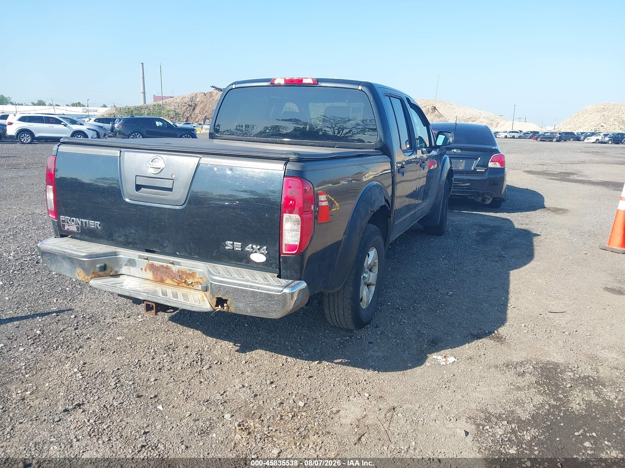 2010 Nissan Frontier Se Black vin: 1N6AD0EV0AC409500