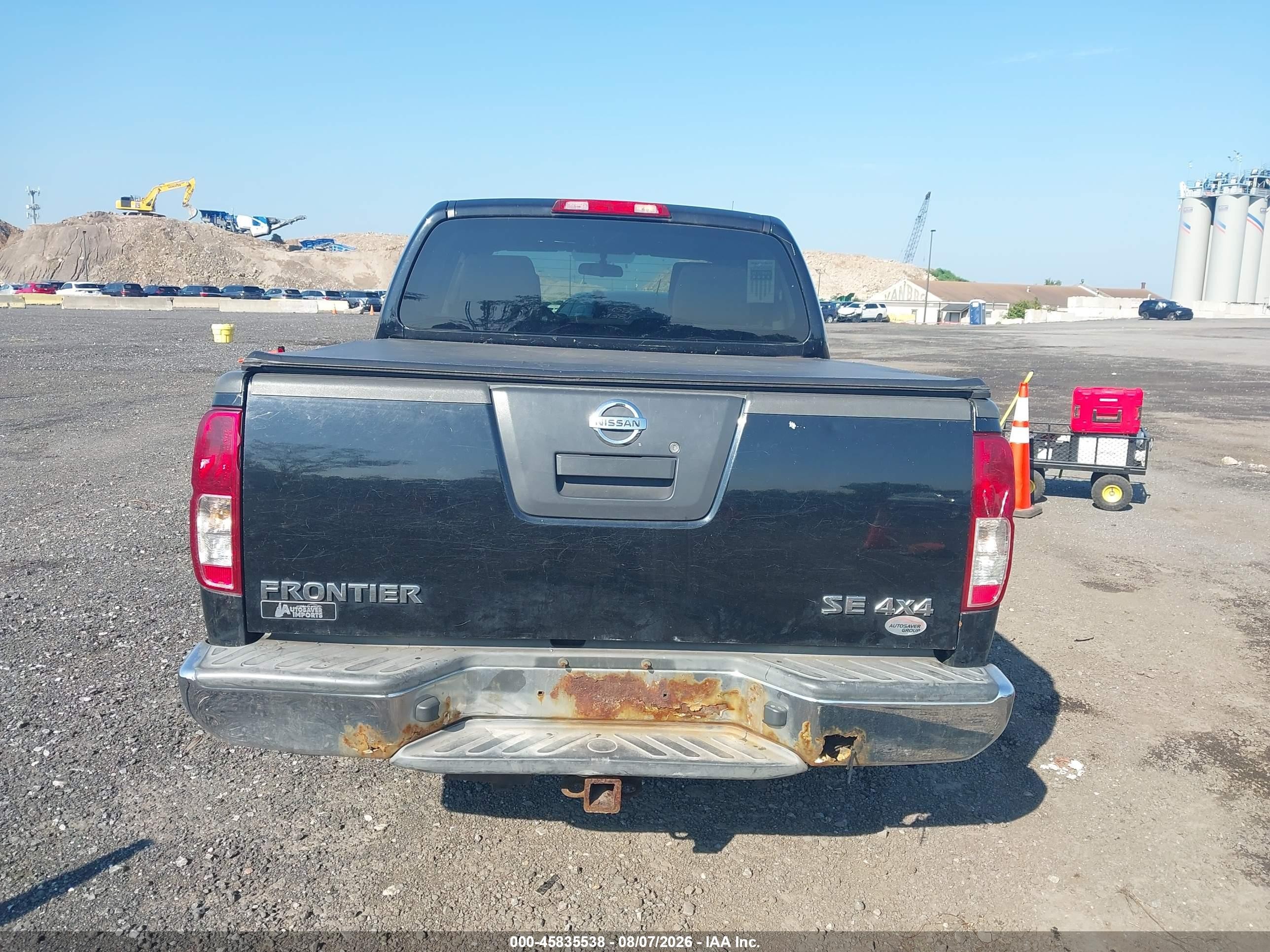 2010 Nissan Frontier Se Black vin: 1N6AD0EV0AC409500