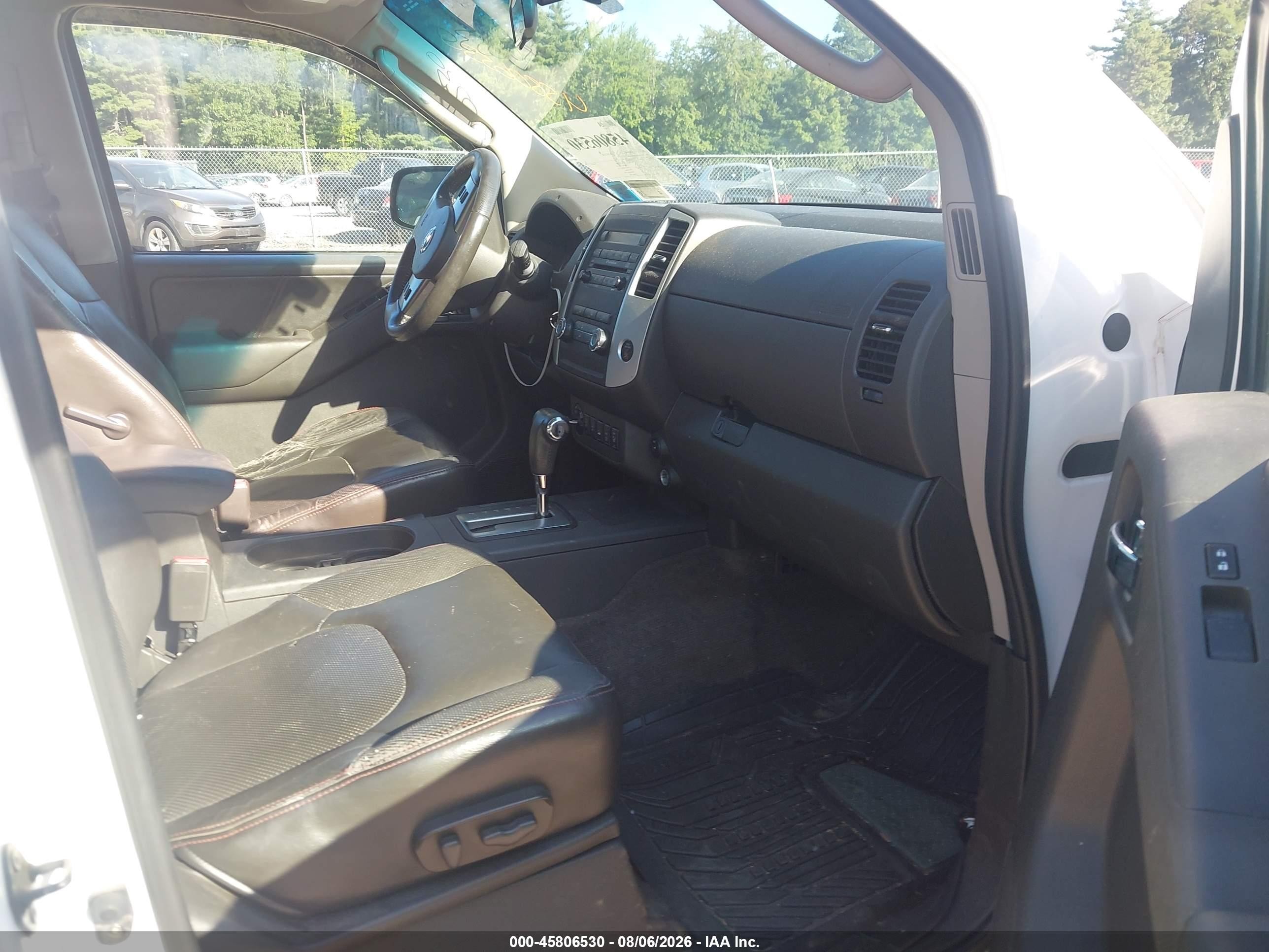 2010 Nissan Frontier Pro-4x White vin: 1N6AD0EV0AC434350