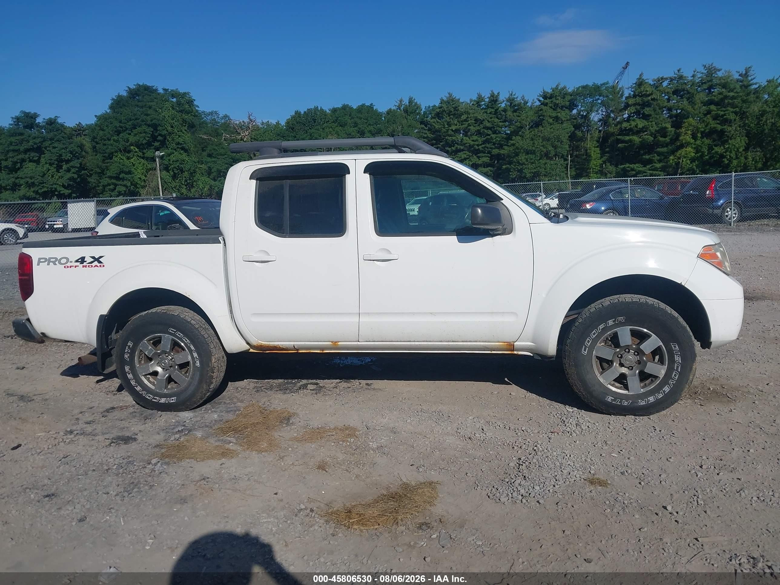 2010 Nissan Frontier Pro-4x White vin: 1N6AD0EV0AC434350