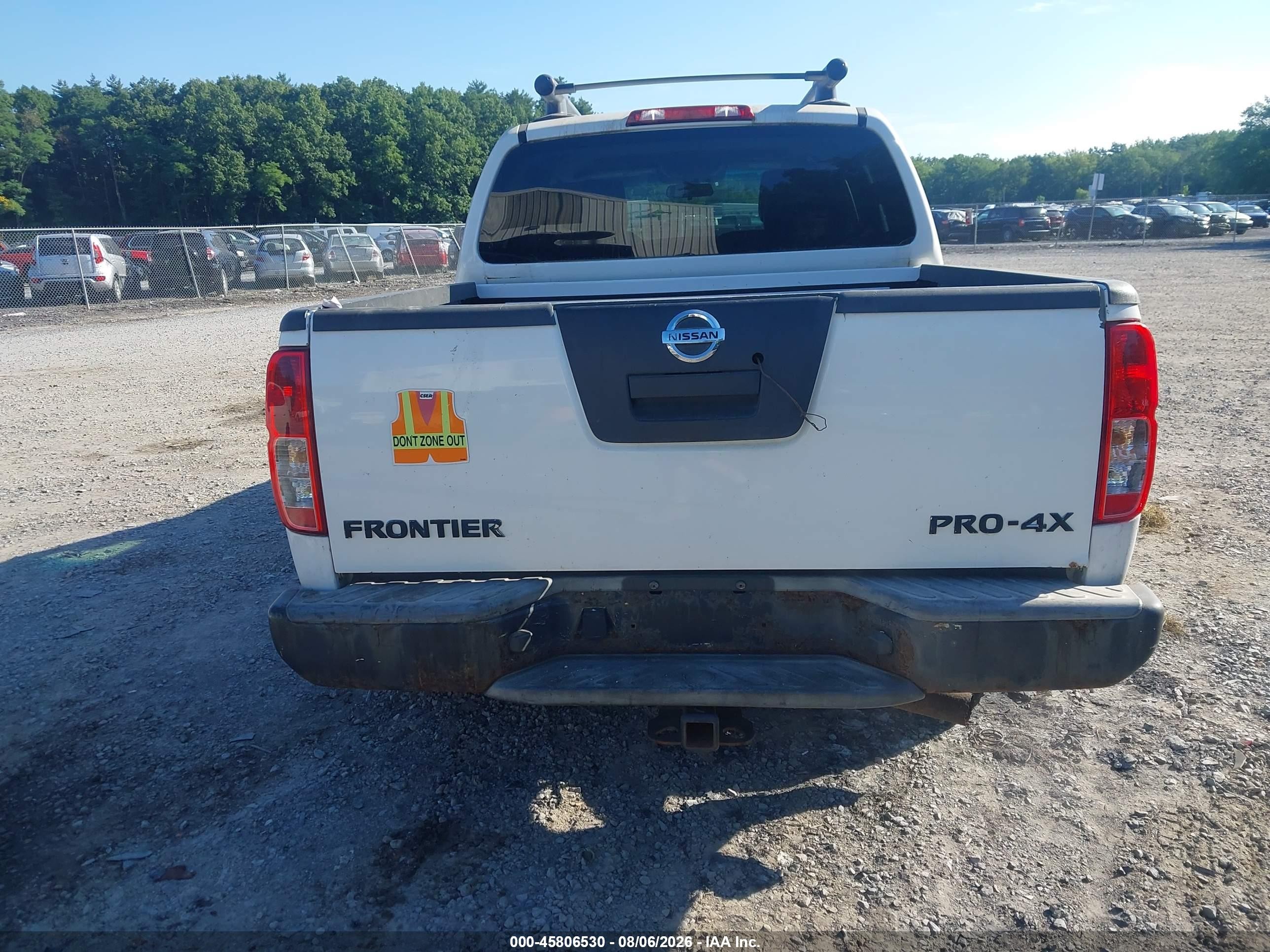 2010 Nissan Frontier Pro-4x White vin: 1N6AD0EV0AC434350