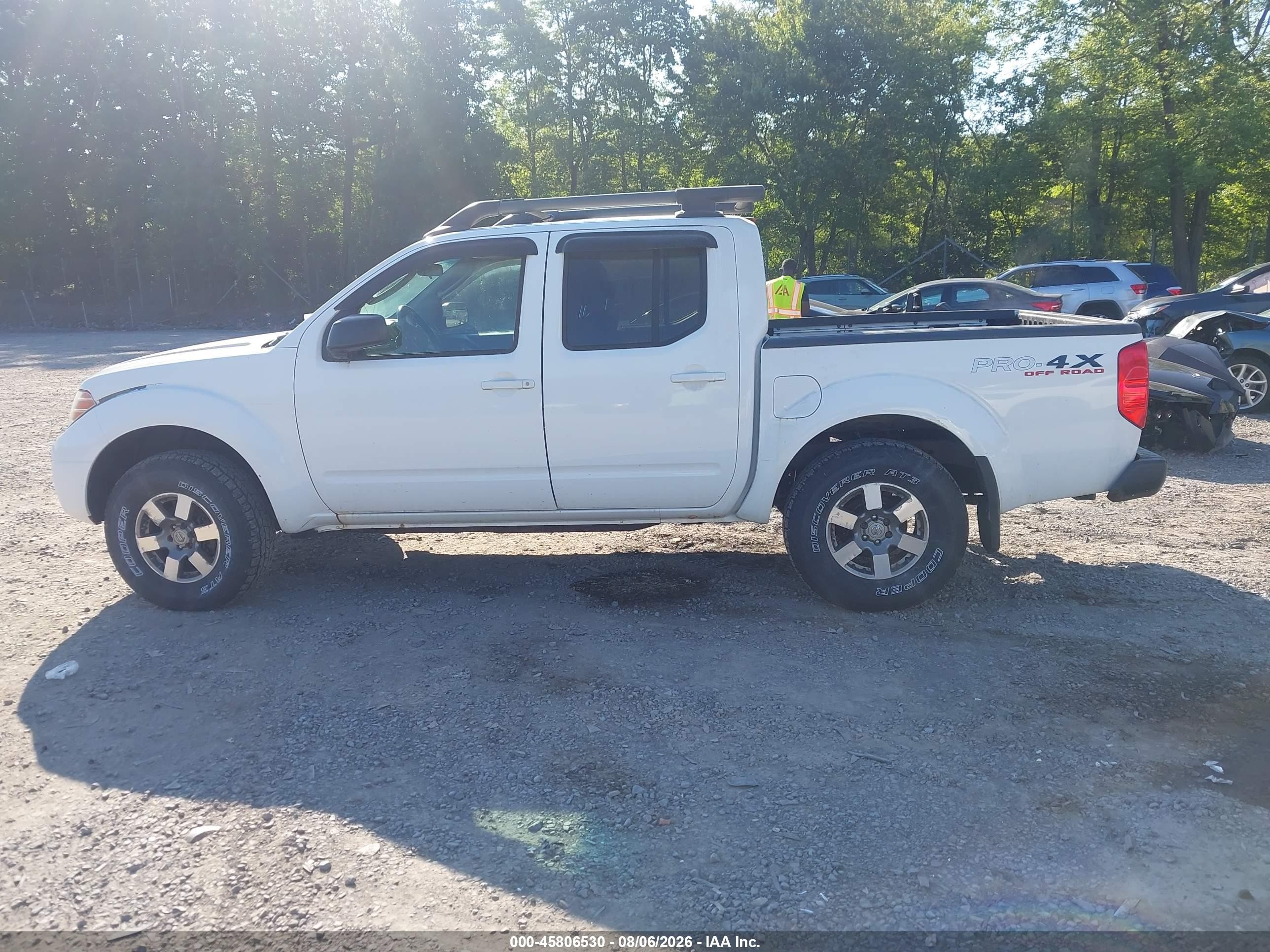2010 Nissan Frontier Pro-4x White vin: 1N6AD0EV0AC434350