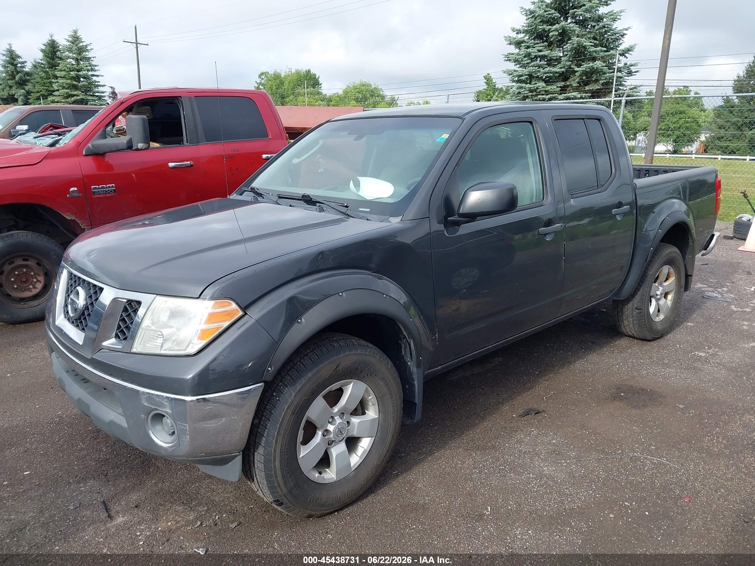 2010 Nissan Frontier Se Gray vin: 1N6AD0EV0AC444618