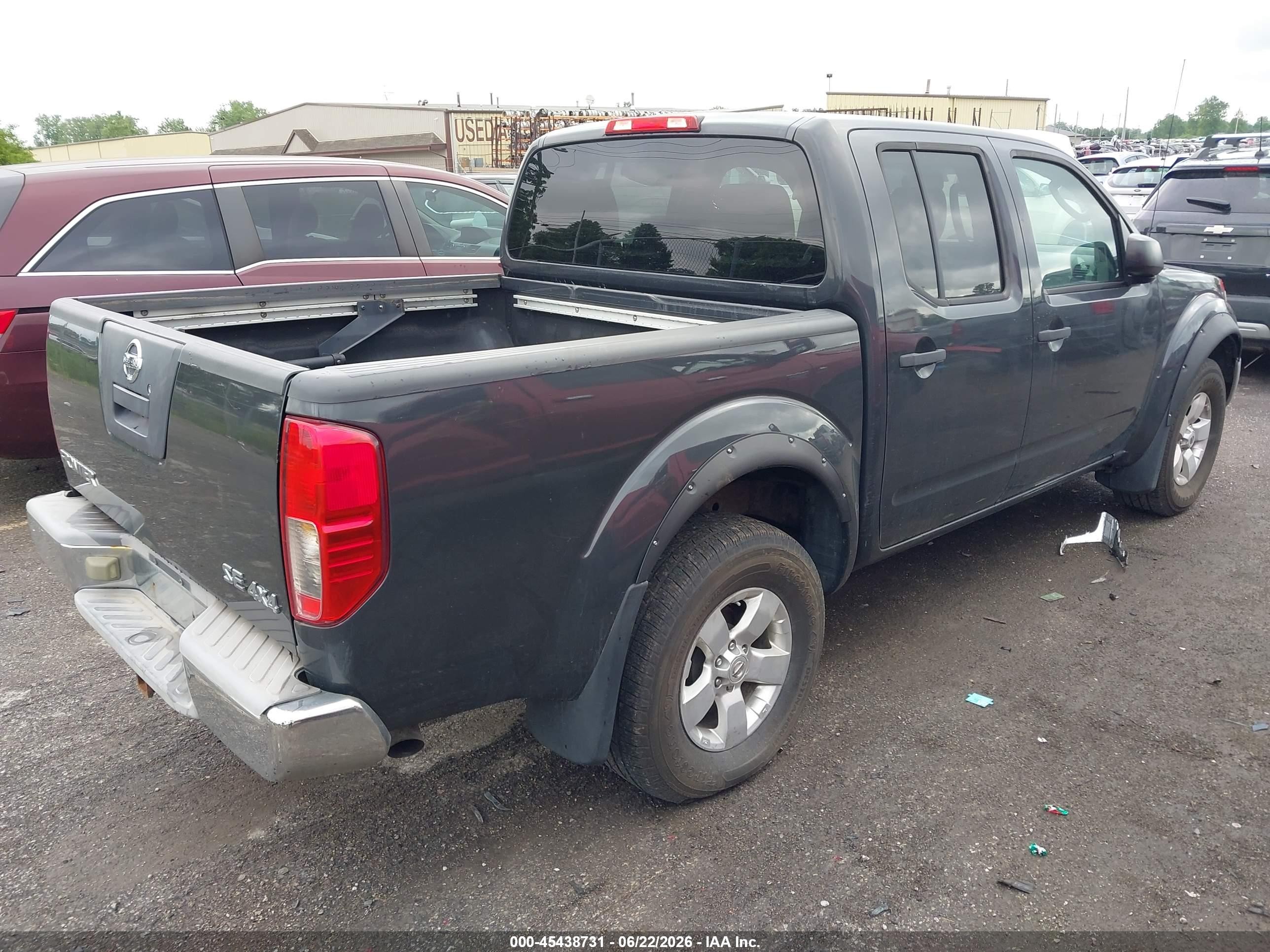 2010 Nissan Frontier Se Gray vin: 1N6AD0EV0AC444618