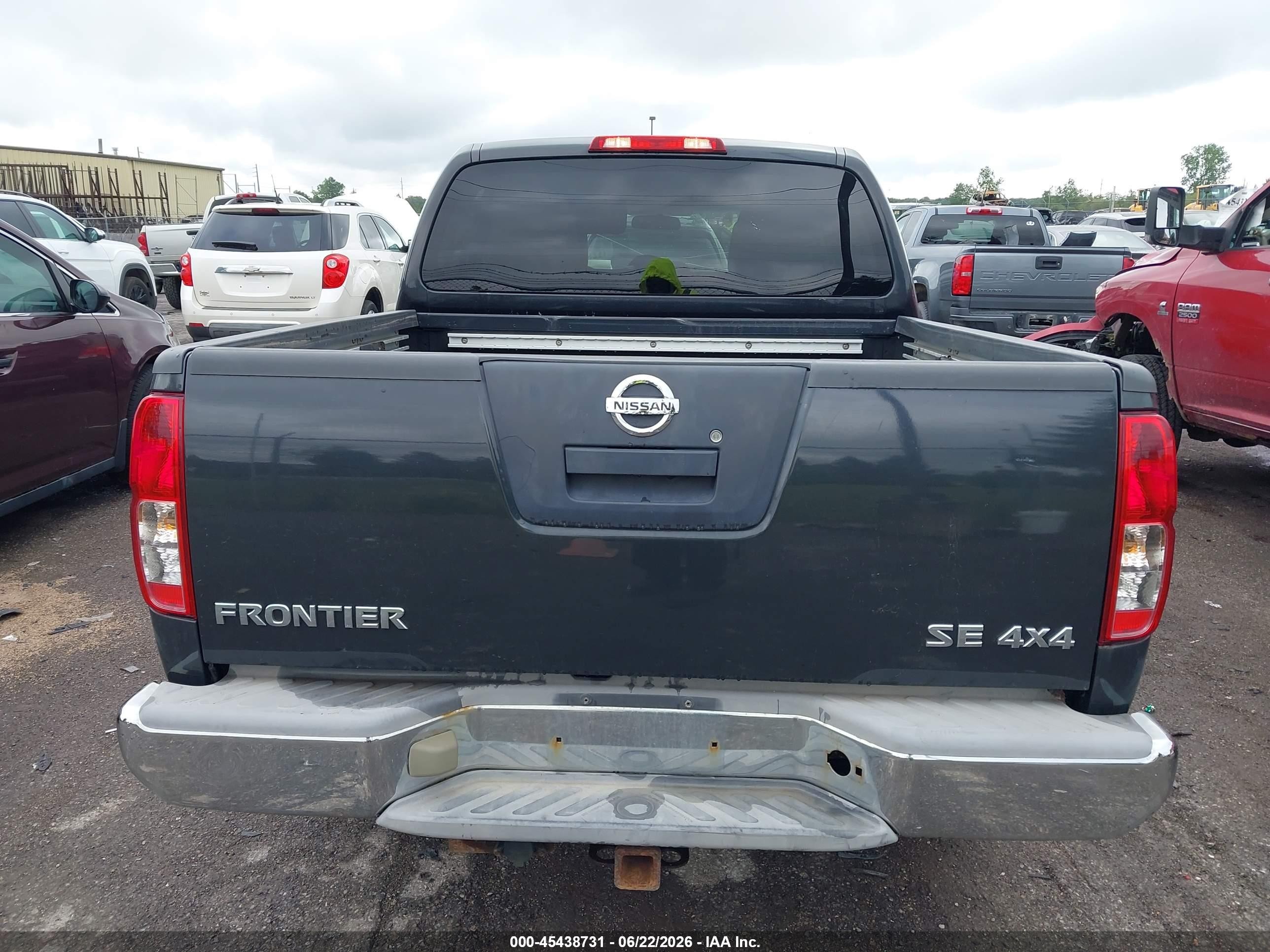 2010 Nissan Frontier Se Gray vin: 1N6AD0EV0AC444618