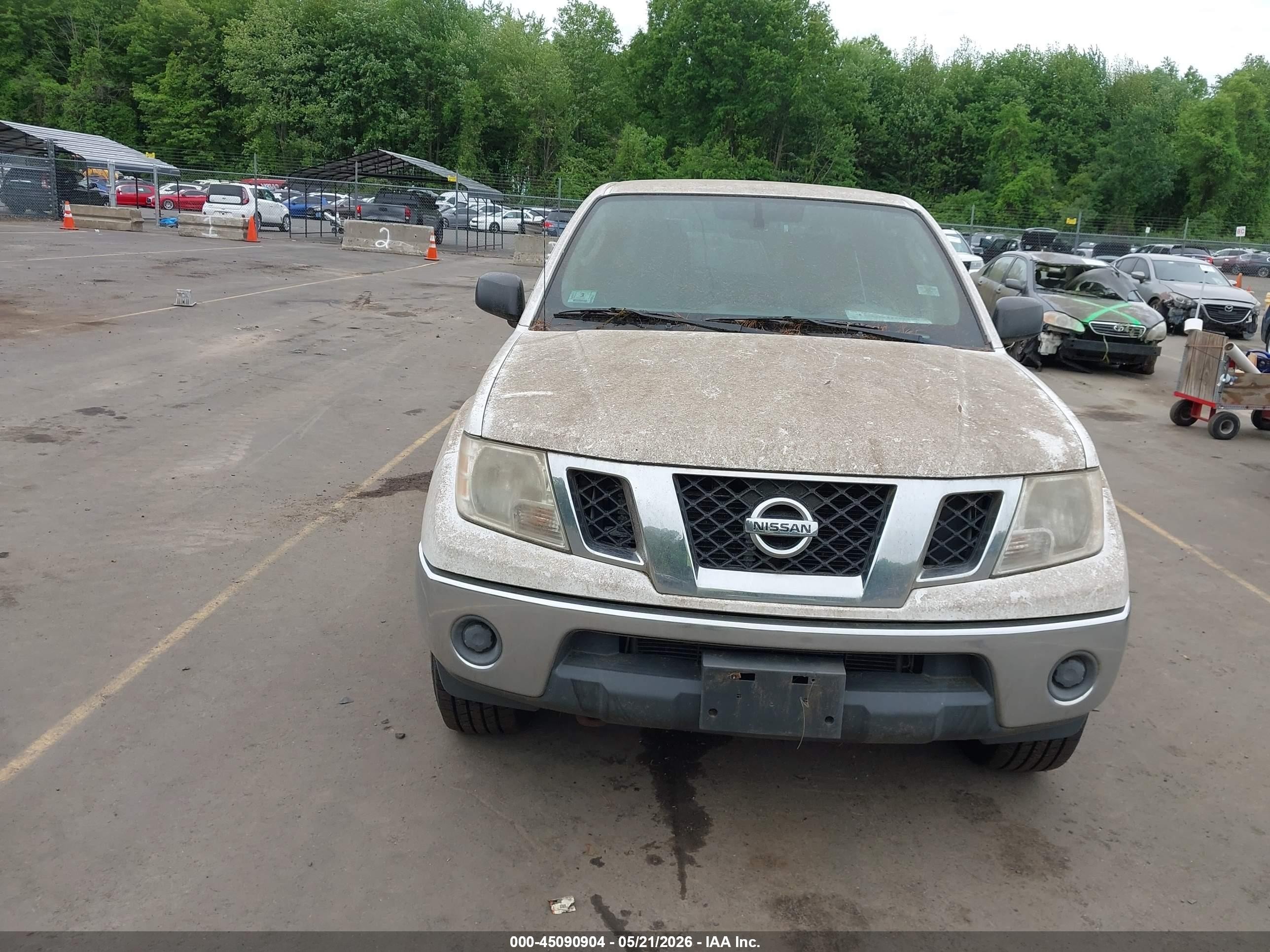 2010 Nissan Frontier Se White vin: 1N6AD0EV0AC448703