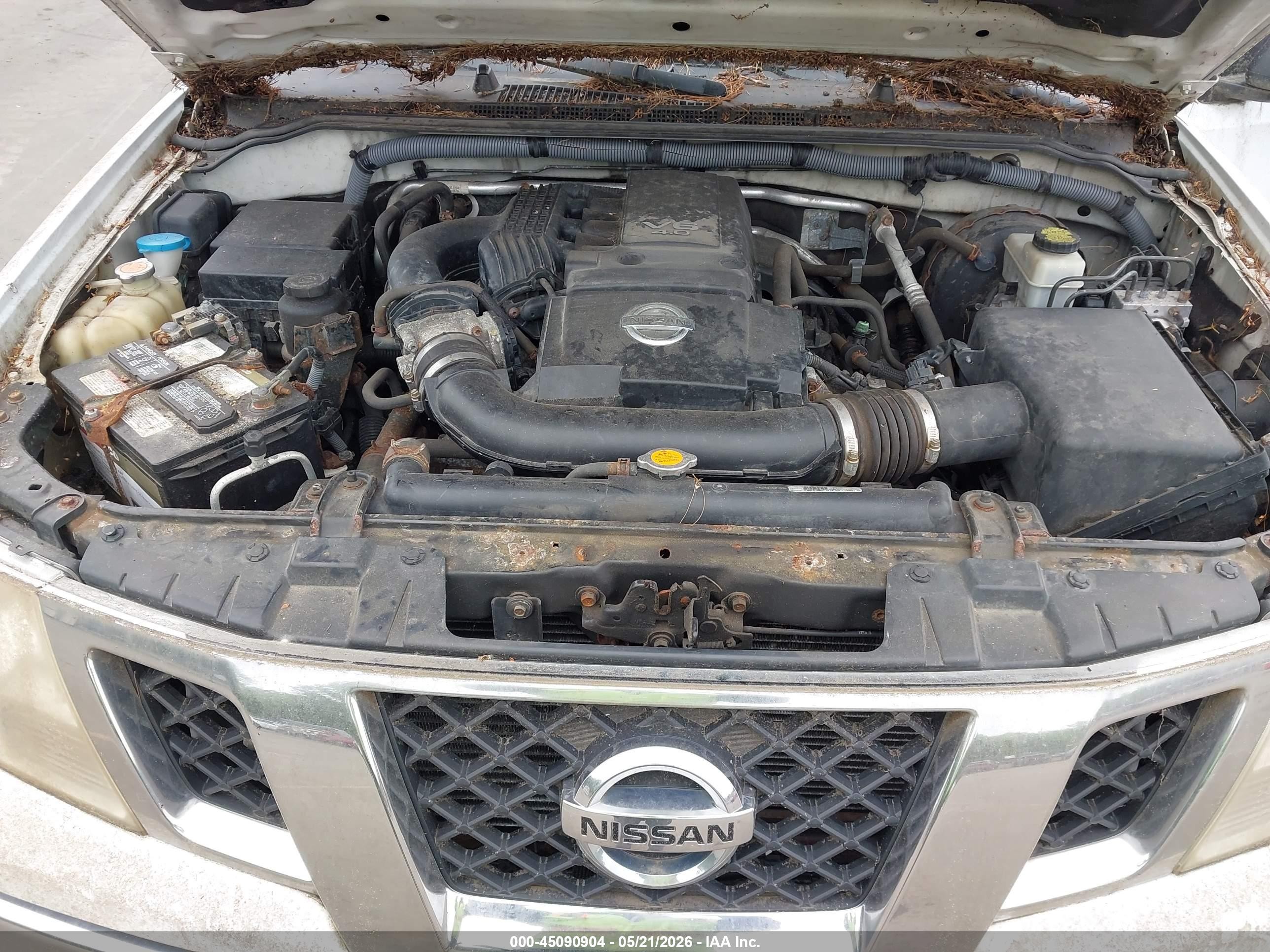 2010 Nissan Frontier Se White vin: 1N6AD0EV0AC448703