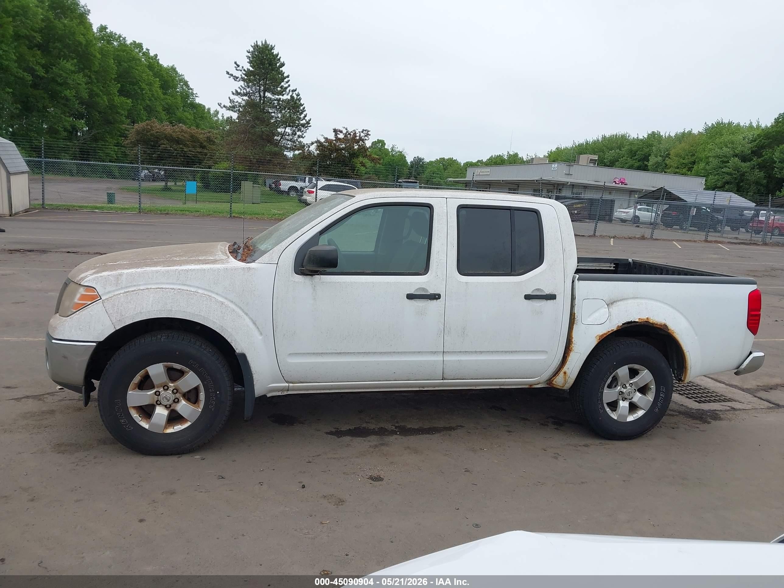 2010 Nissan Frontier Se White vin: 1N6AD0EV0AC448703
