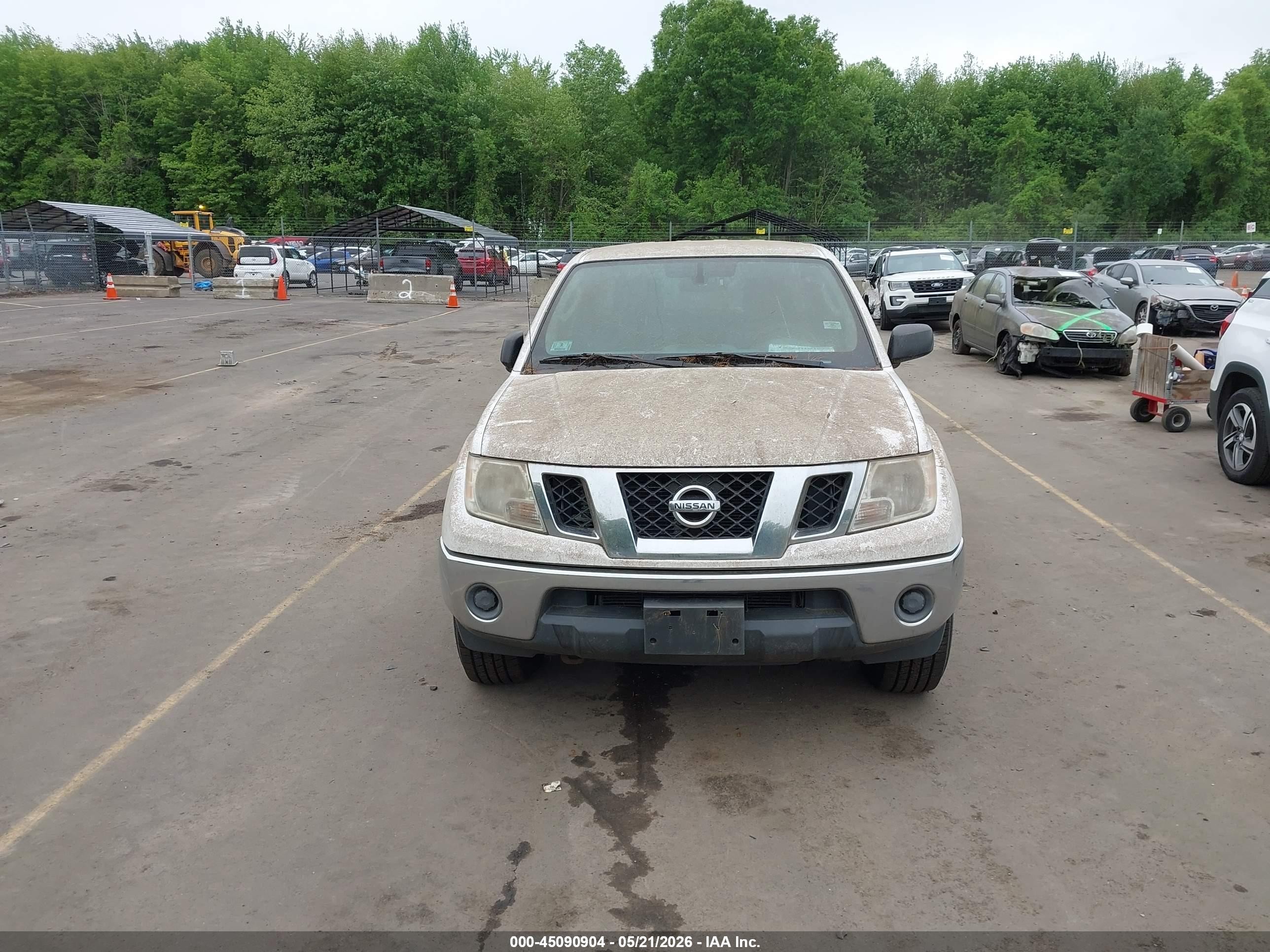 2010 Nissan Frontier Se White vin: 1N6AD0EV0AC448703