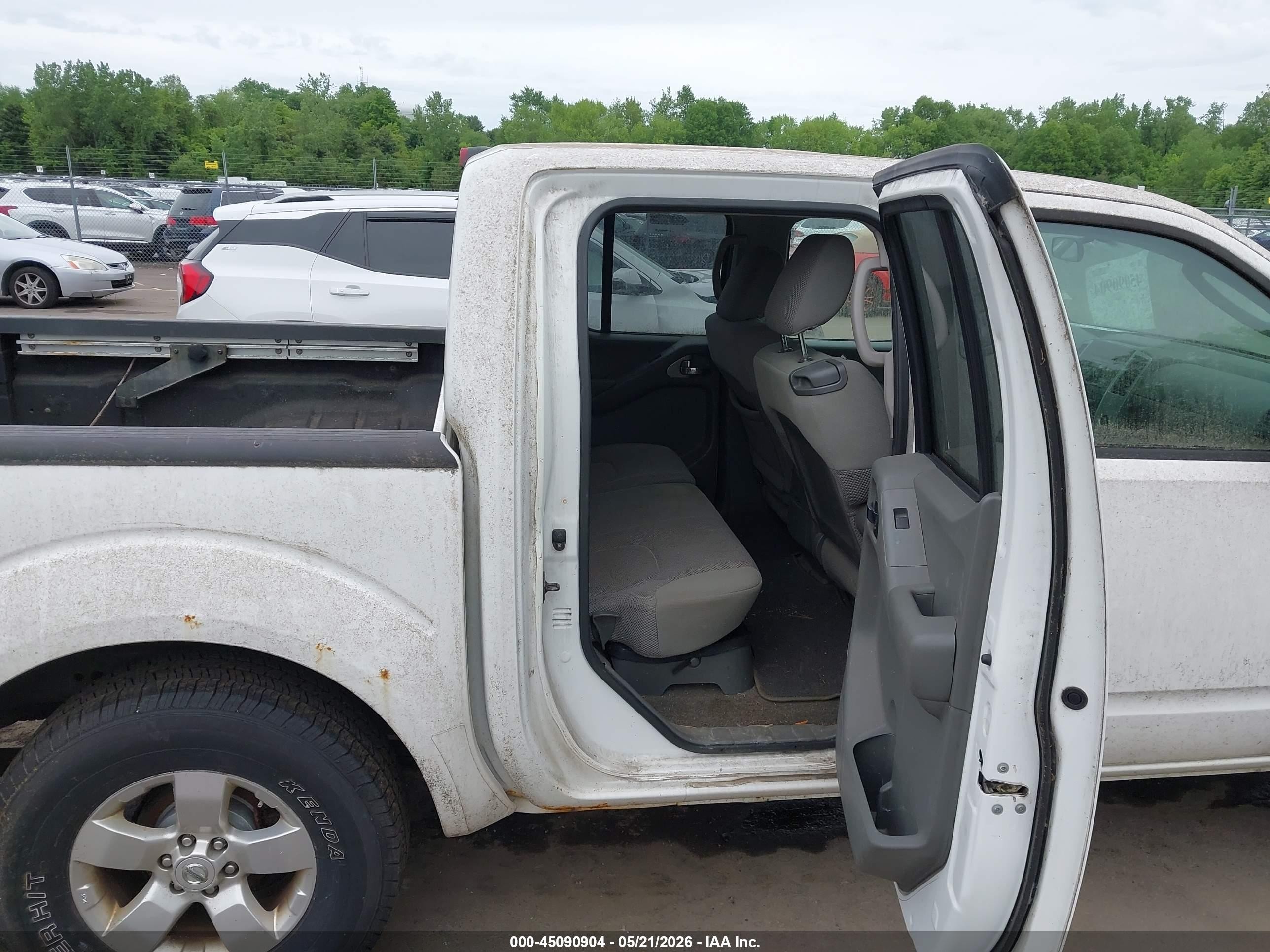 2010 Nissan Frontier Se White vin: 1N6AD0EV0AC448703