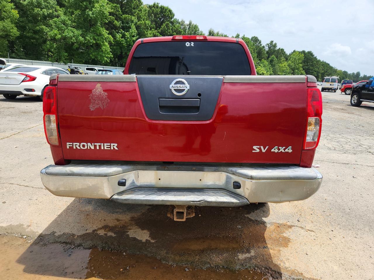 2011 Nissan Frontier S/sv/sl/pro-4x Red vin: 1N6AD0EV0BC430767