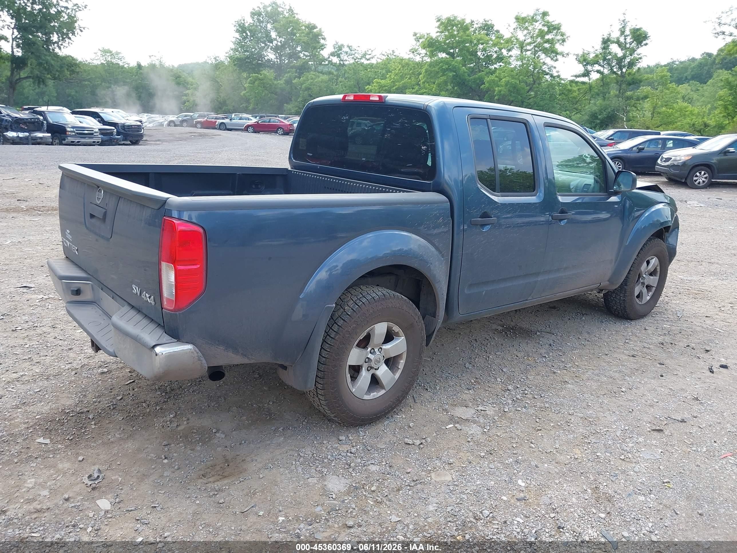 2013 Nissan Frontier Sv Gray vin: 1N6AD0EV0DN732714