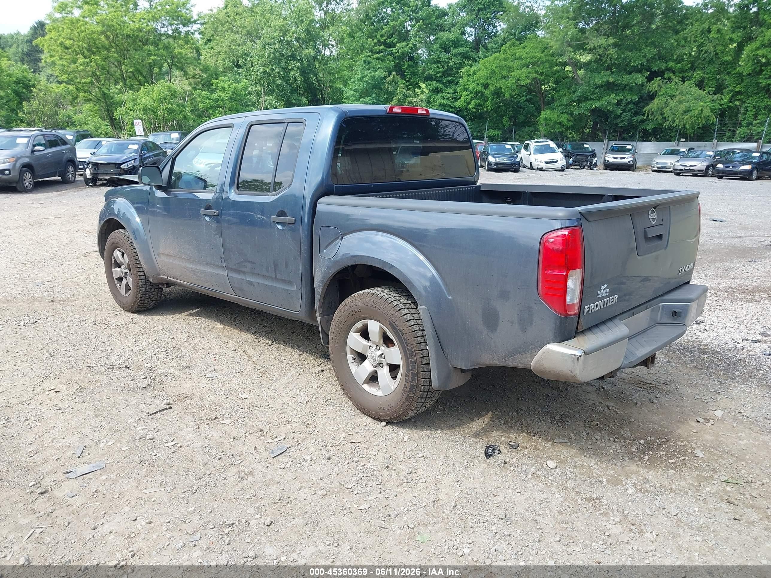 2013 Nissan Frontier Sv Gray vin: 1N6AD0EV0DN732714