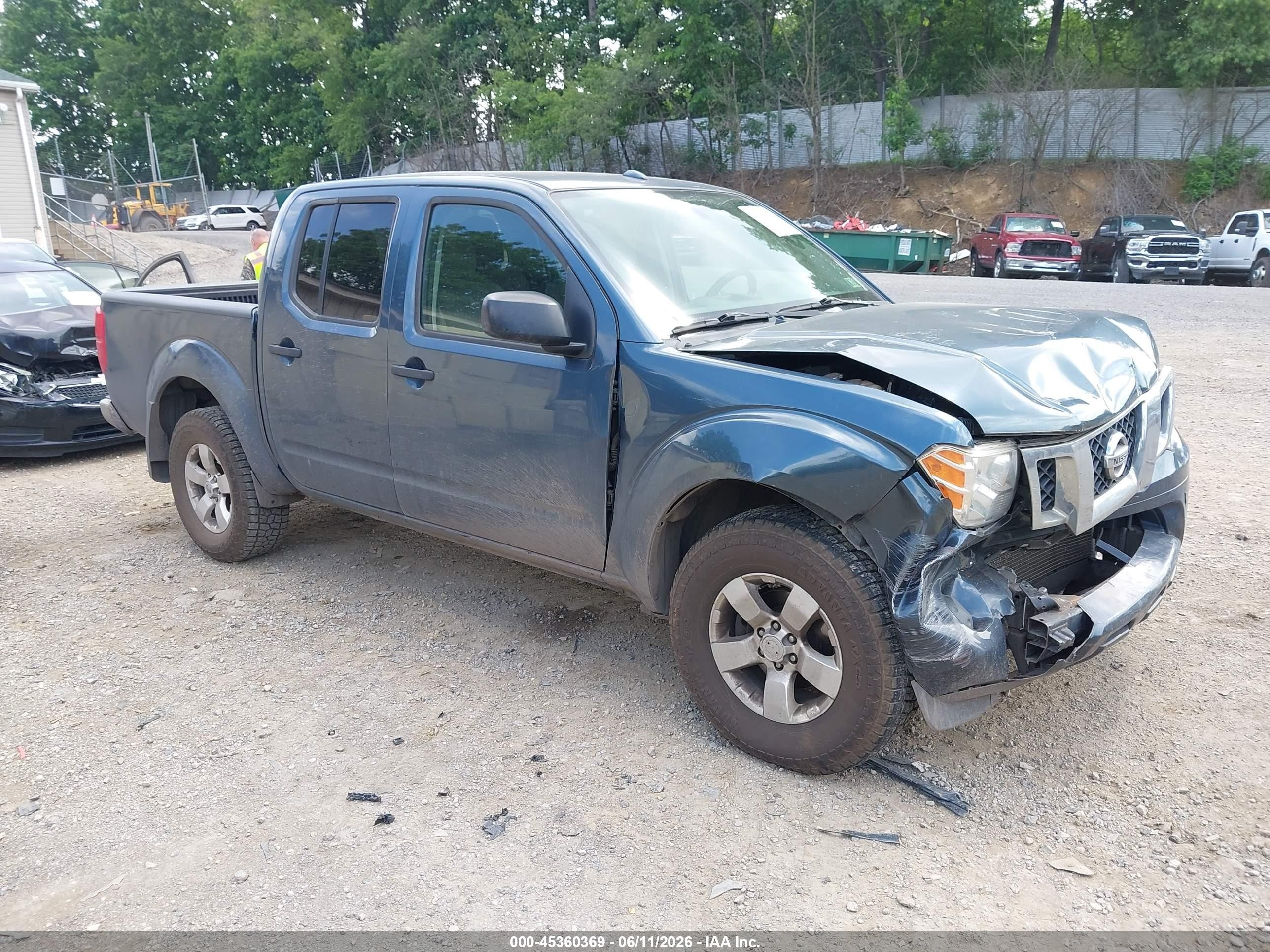 2013 Nissan Frontier Sv Gray vin: 1N6AD0EV0DN732714