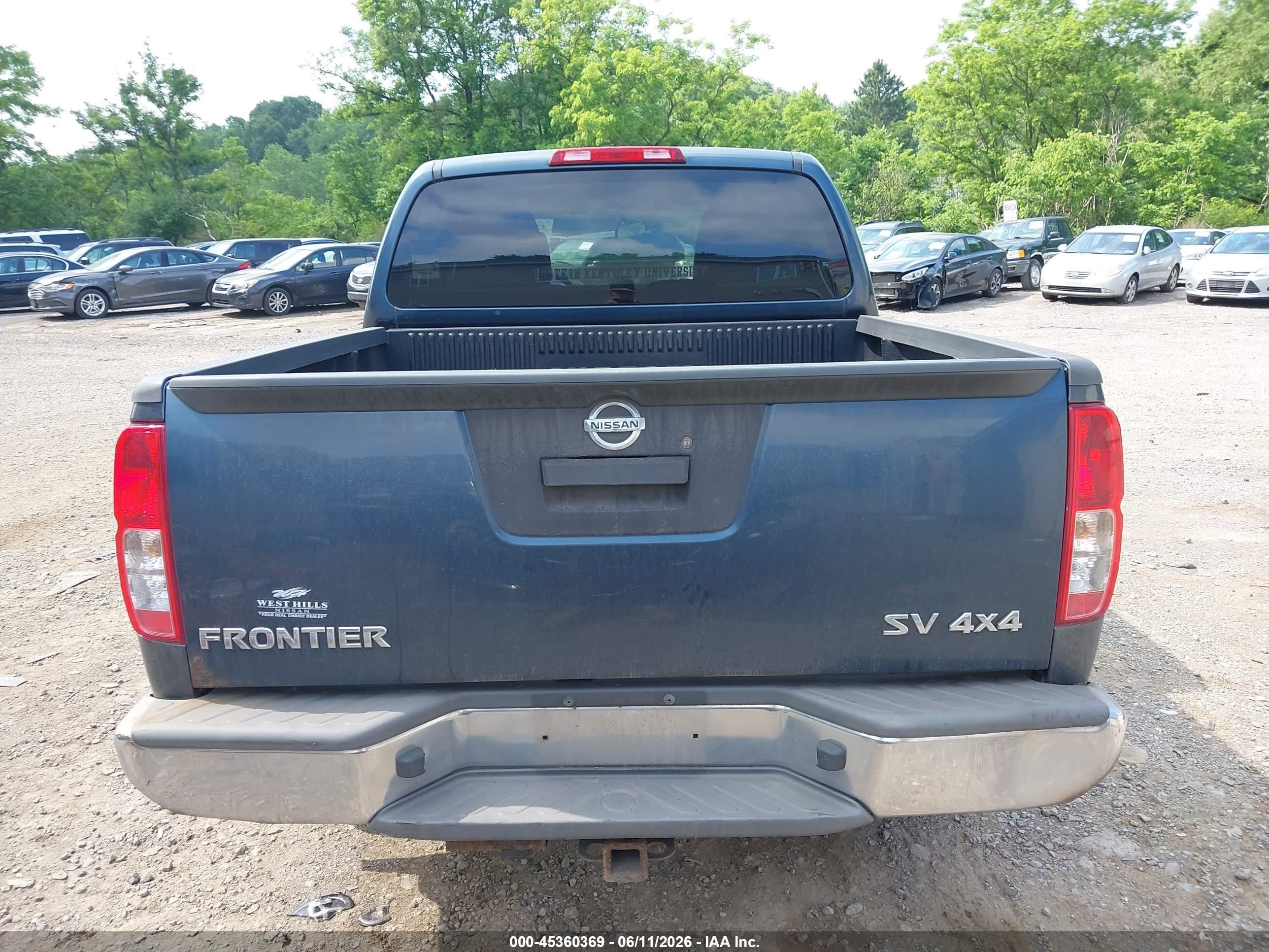 2013 Nissan Frontier Sv Gray vin: 1N6AD0EV0DN732714