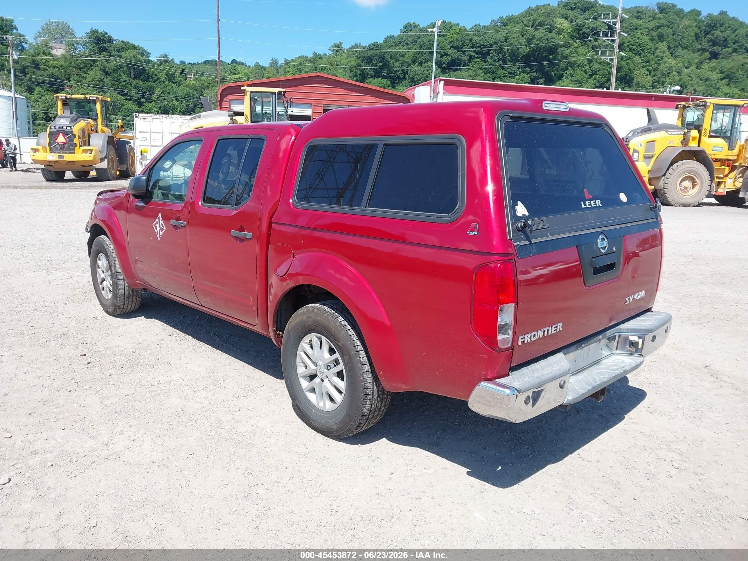 2014 Nissan Frontier Sv Red vin: 1N6AD0EV0EN726395