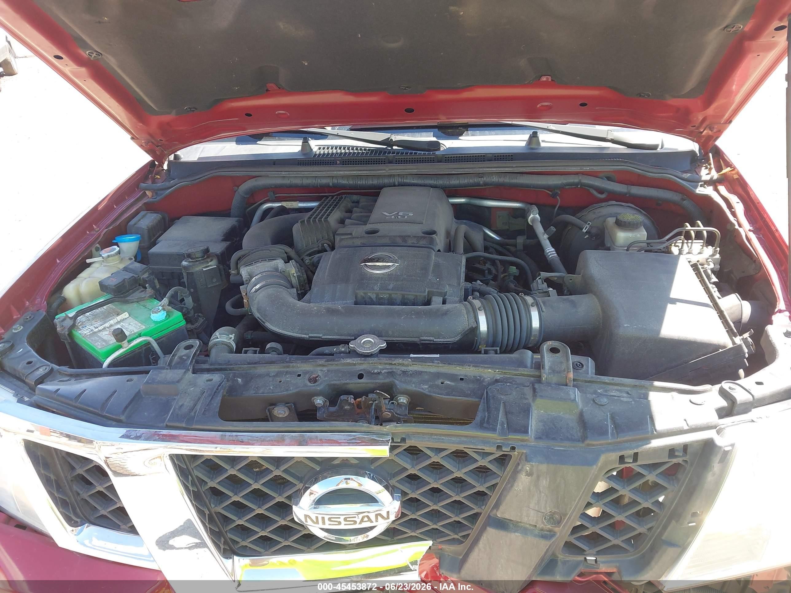 2014 Nissan Frontier Sv Red vin: 1N6AD0EV0EN726395