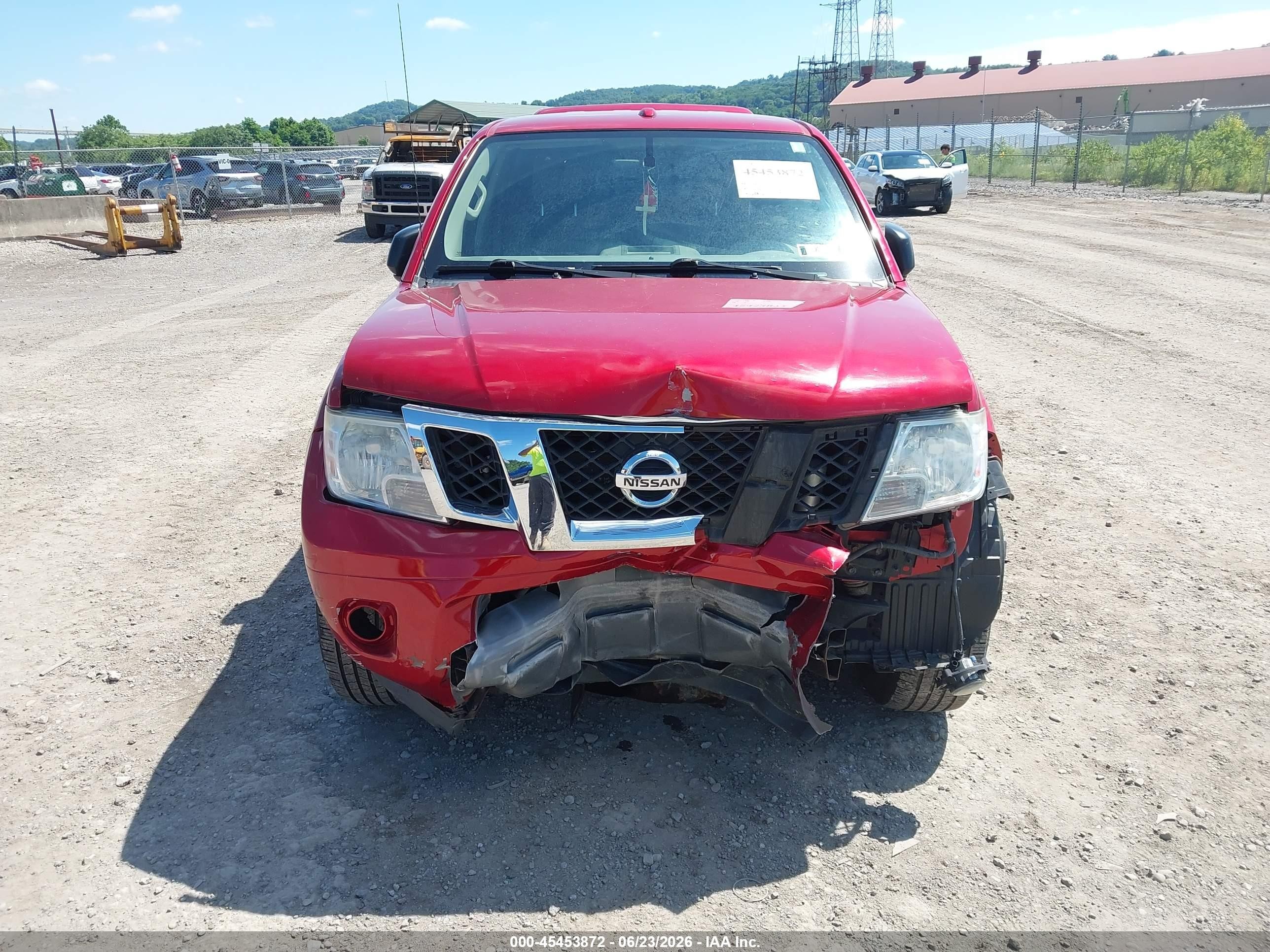 2014 Nissan Frontier Sv Red vin: 1N6AD0EV0EN726395