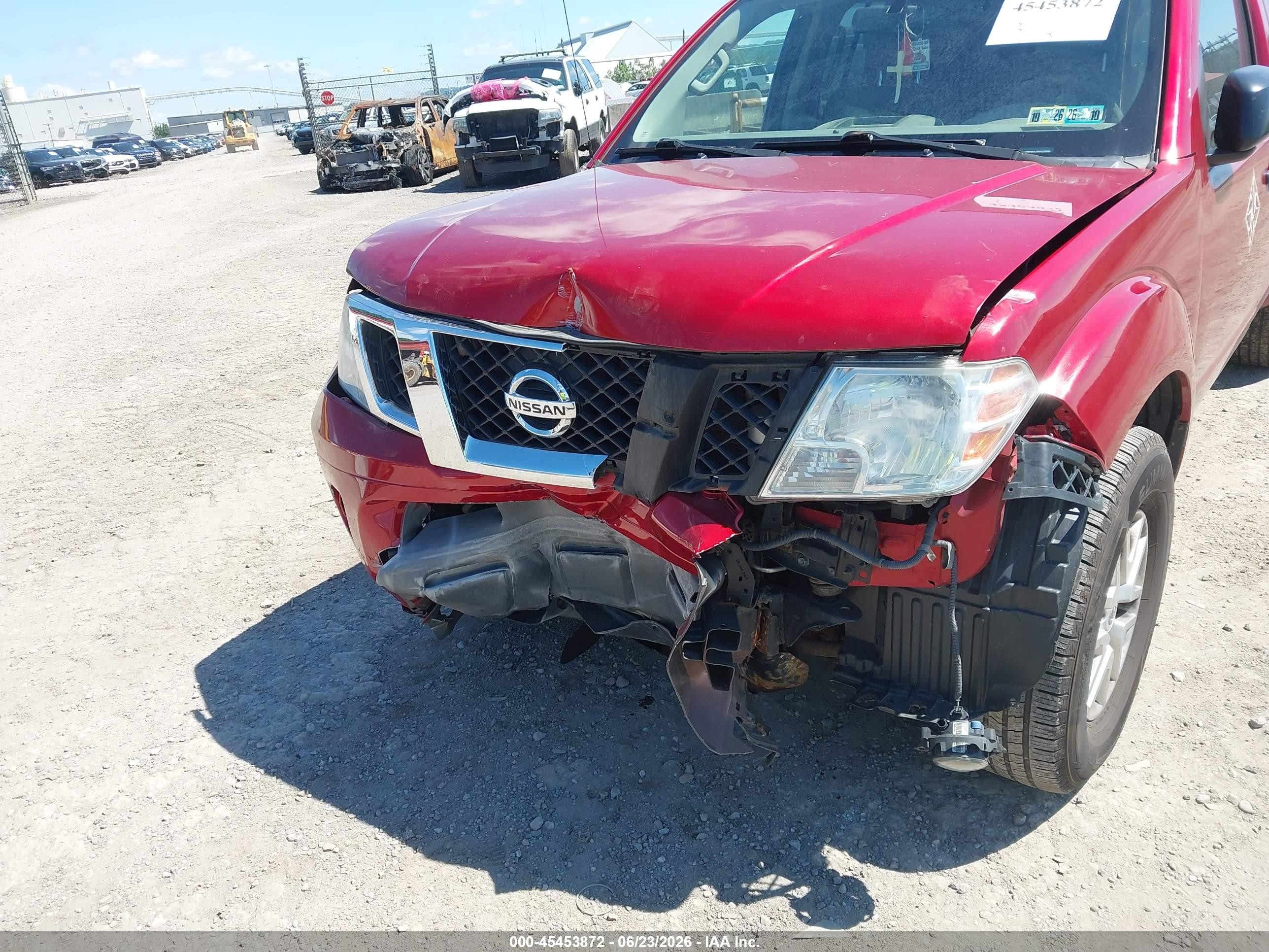 2014 Nissan Frontier Sv Red vin: 1N6AD0EV0EN726395
